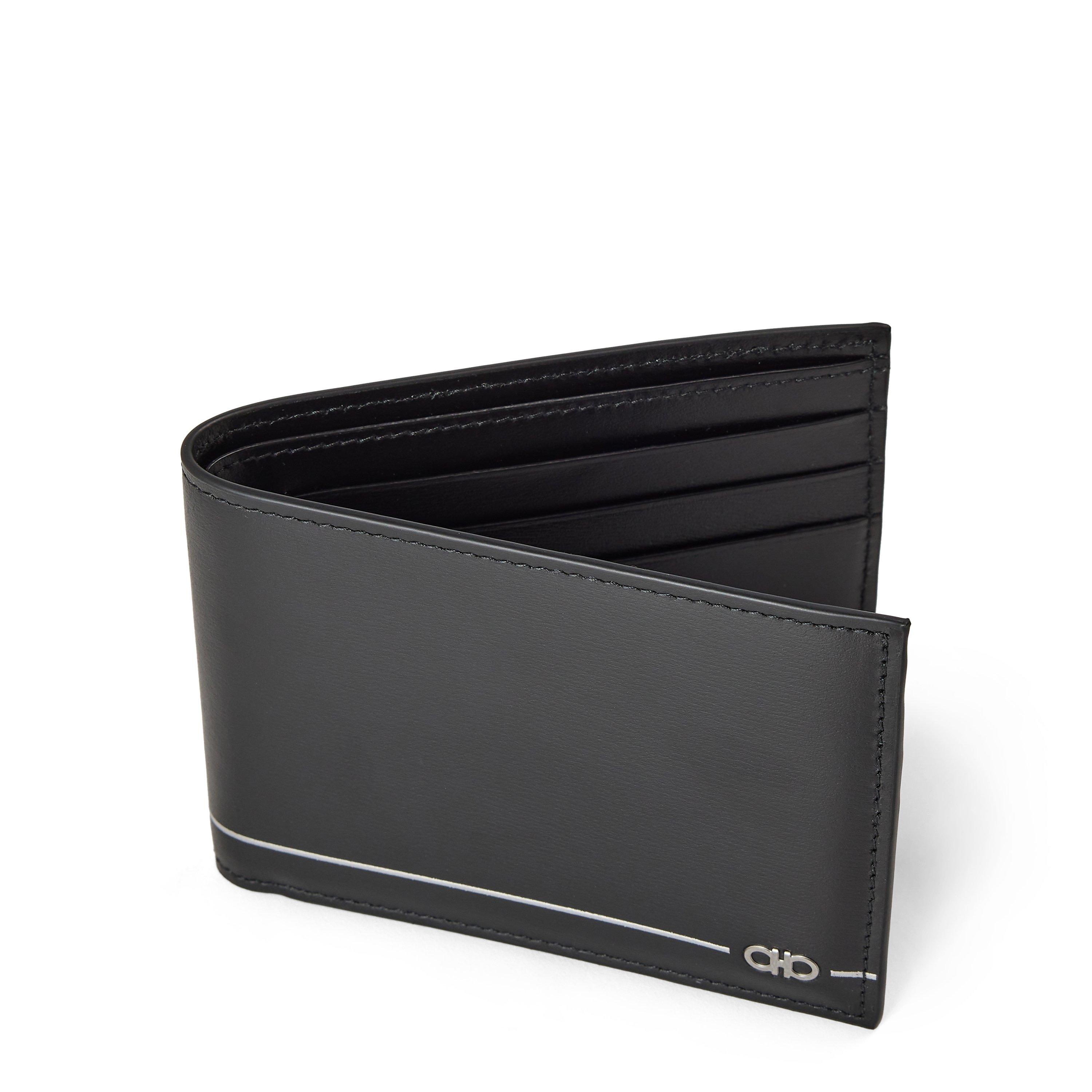 Nero - Ferragamo - FG Stripe Bilfold Sn63 - 4