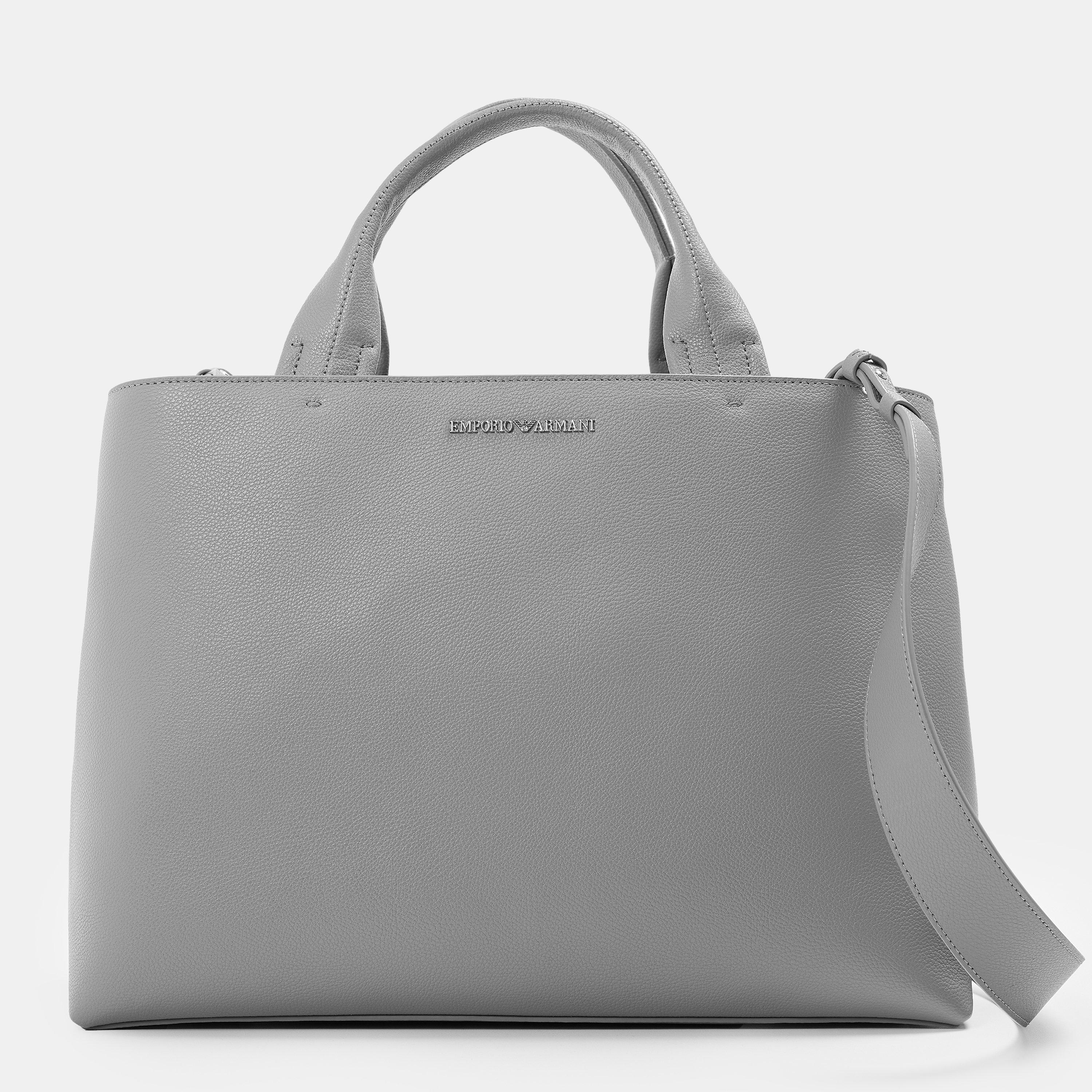 Emporio Armani Women's Tote Bag - Pietra