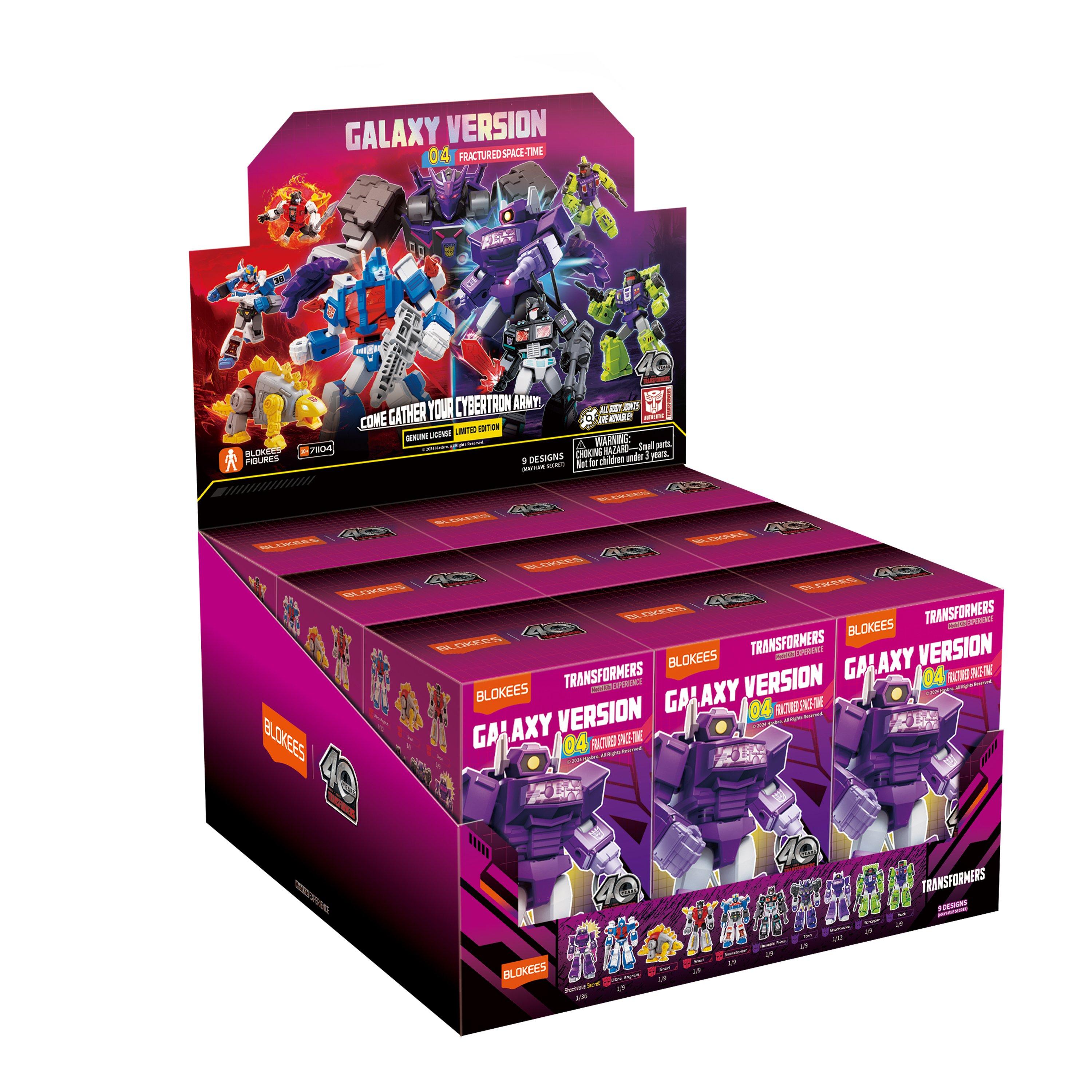 Blokees Blokees Transformers Galaxy 04 Fractured Space-Time (Box of 9)