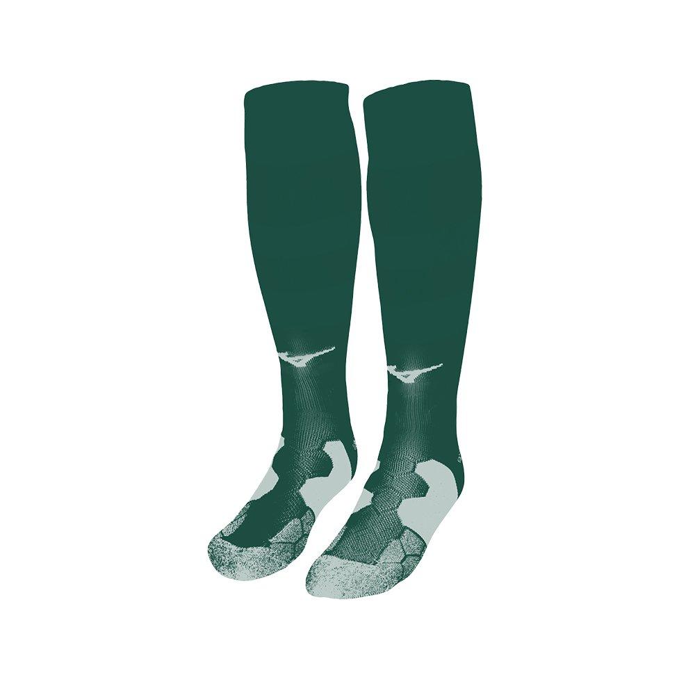 Mizuno  Adults Side Plate Rugby Sock - Bottle Green - M