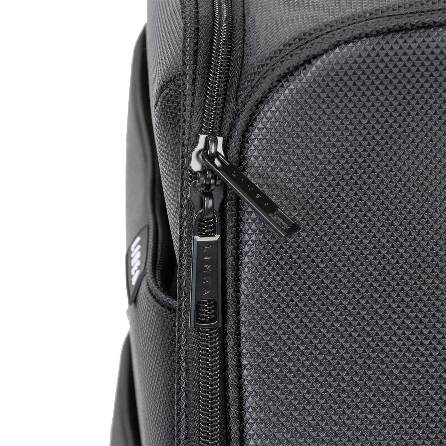 Black - Linea - Sorento Fabric Soft Shell Suitcase - 7