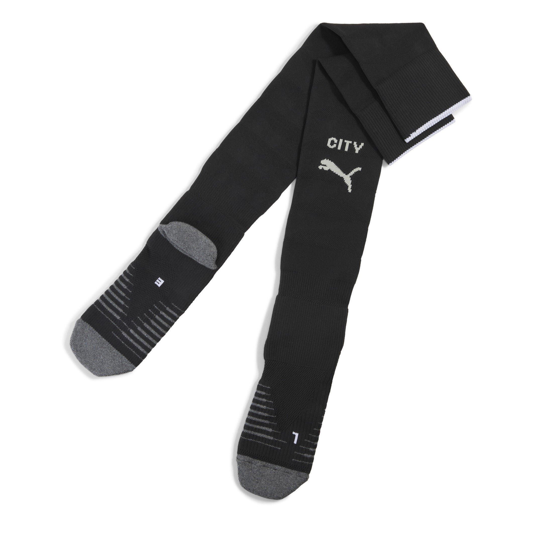 Black/White - Puma - Manchester City Away Socks 2025 2026 Adults