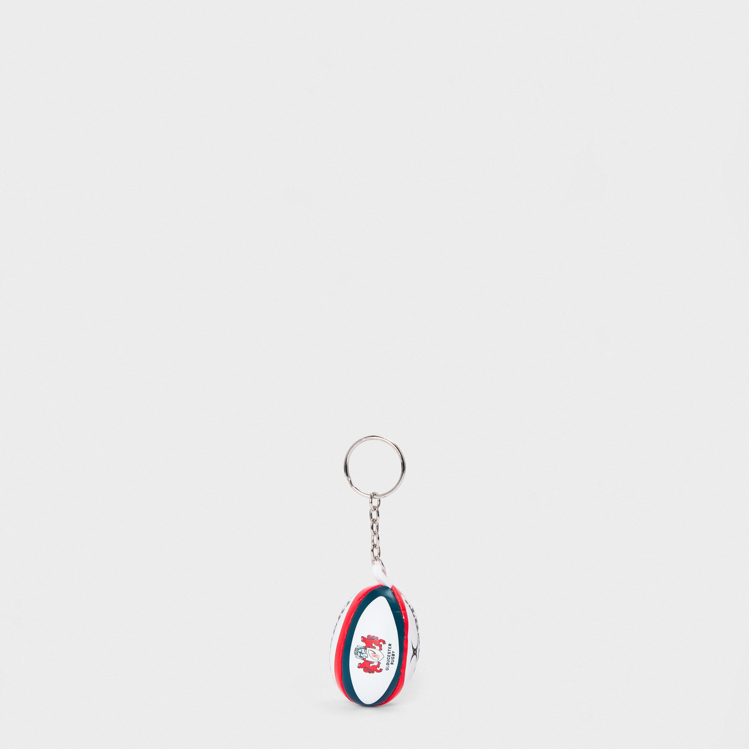 Multi - Gilbert - Gloucester Rugby Glow Blue Keyring - 2