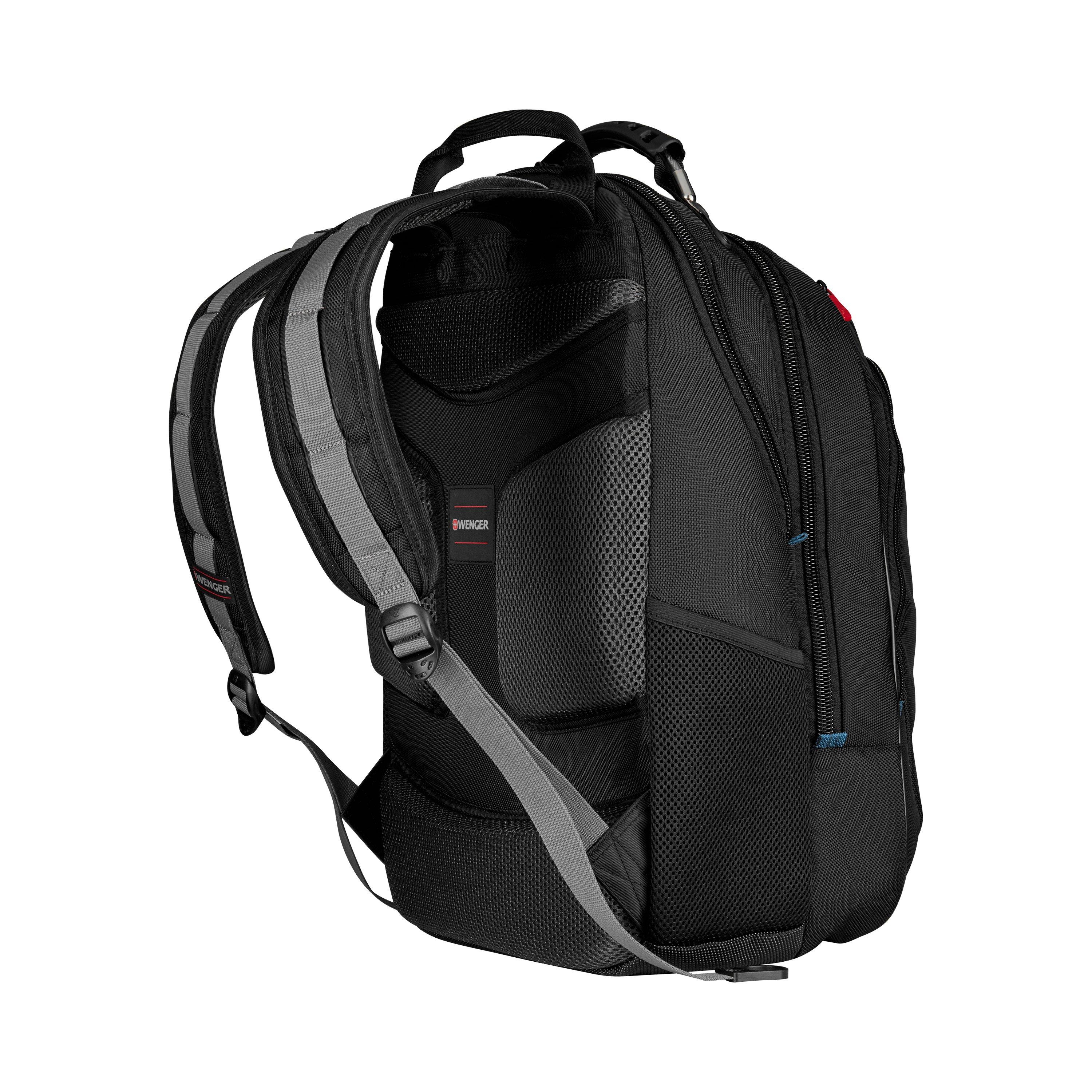 Black - Wenger - Carbon 17 Mac Backpack - 4