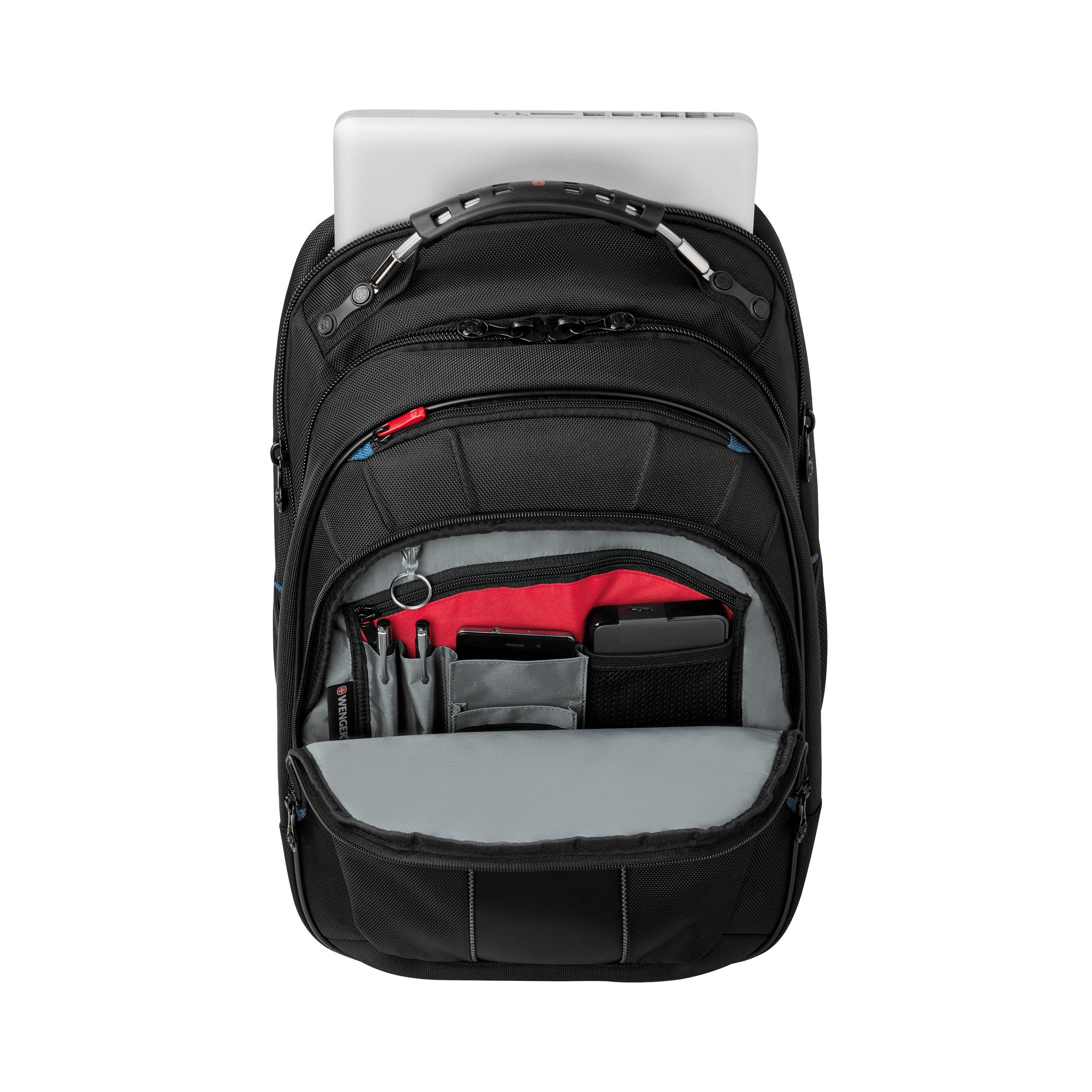 Black - Wenger - Carbon 17 Mac Backpack - 5
