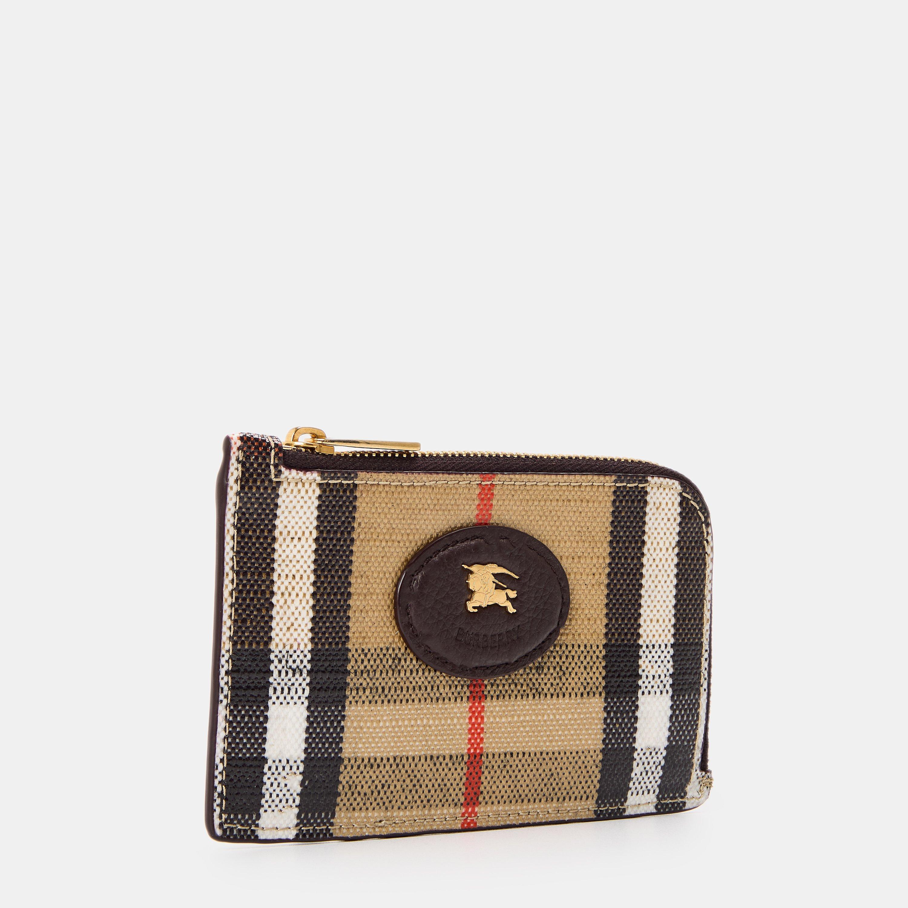 Sand - Burberry - Women's Burb Highlands Zipped Coin Purse - 3