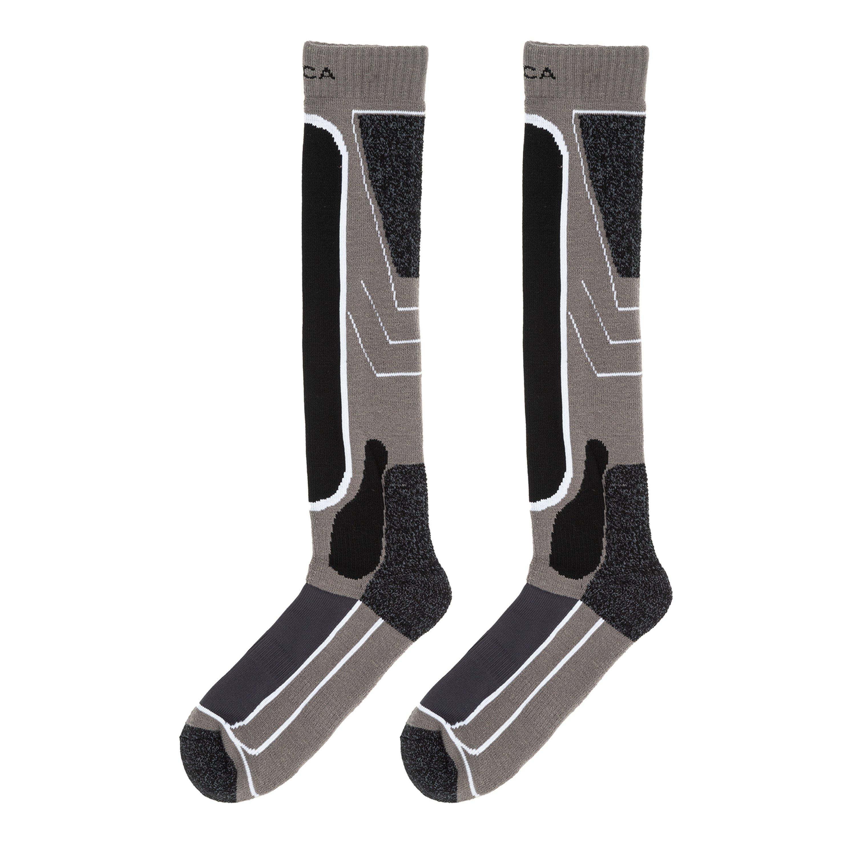 Nevica Men's Meribel 2 Pack Ski Sock - Dark Grey - Mens 7-11