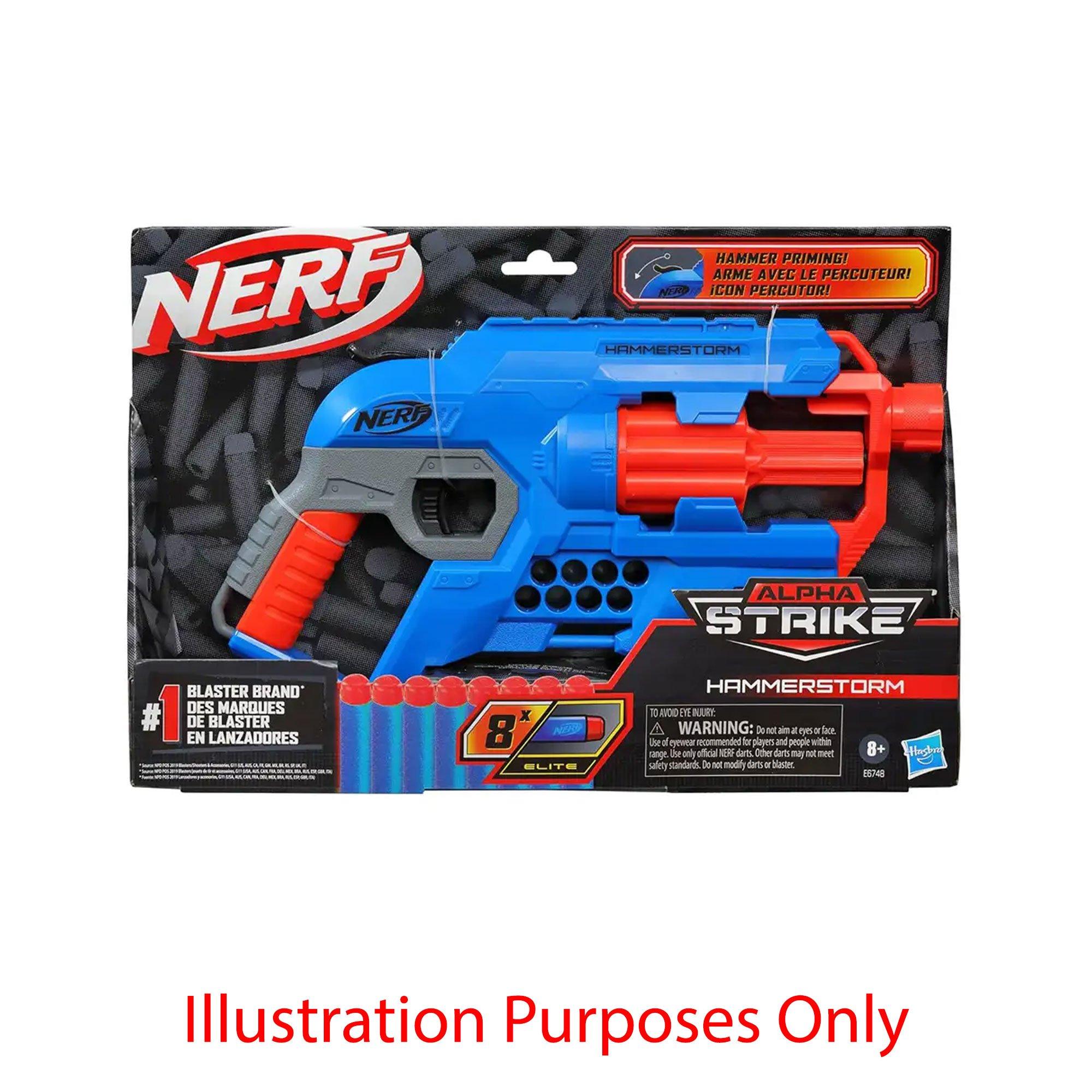 Multi - Hasbro - Kids' Alpha Strike Hammerstorm Nerf Gun