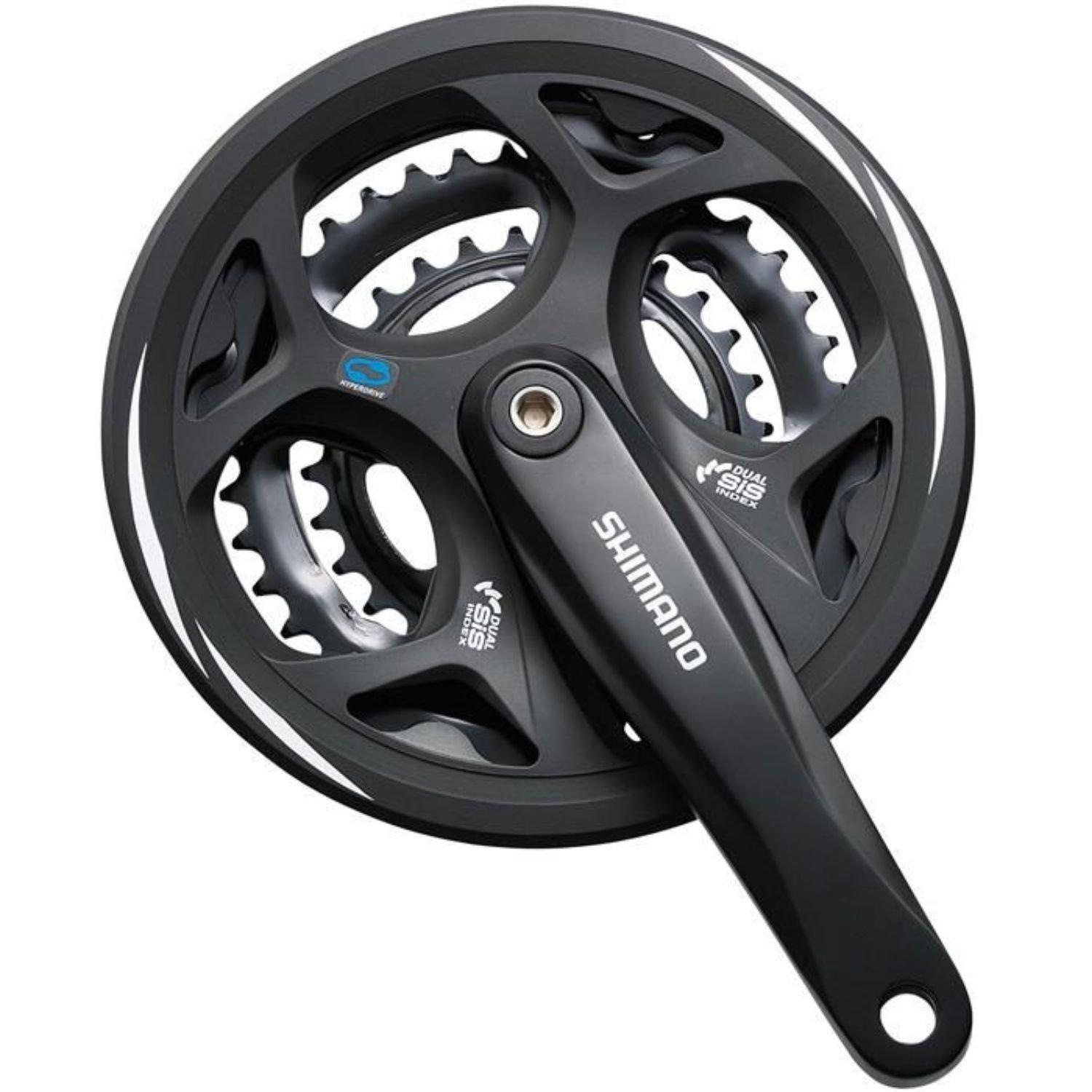 Shimano  The Altus Fc-M311 42/32/22 Crank Set - Black