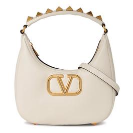 Valentino Garavani Vlogo Studded Hobo Bag