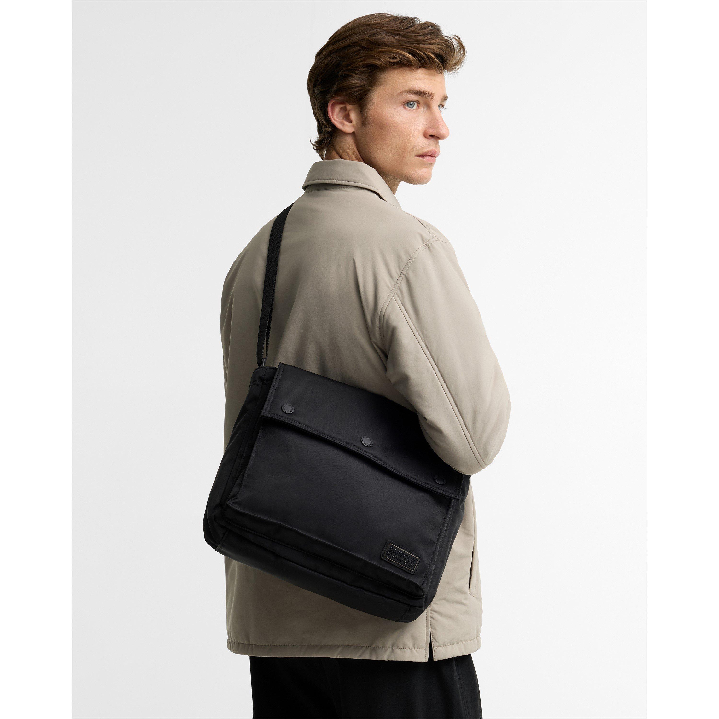 Black - Barbour International - Daleson Messenger Bag - 2