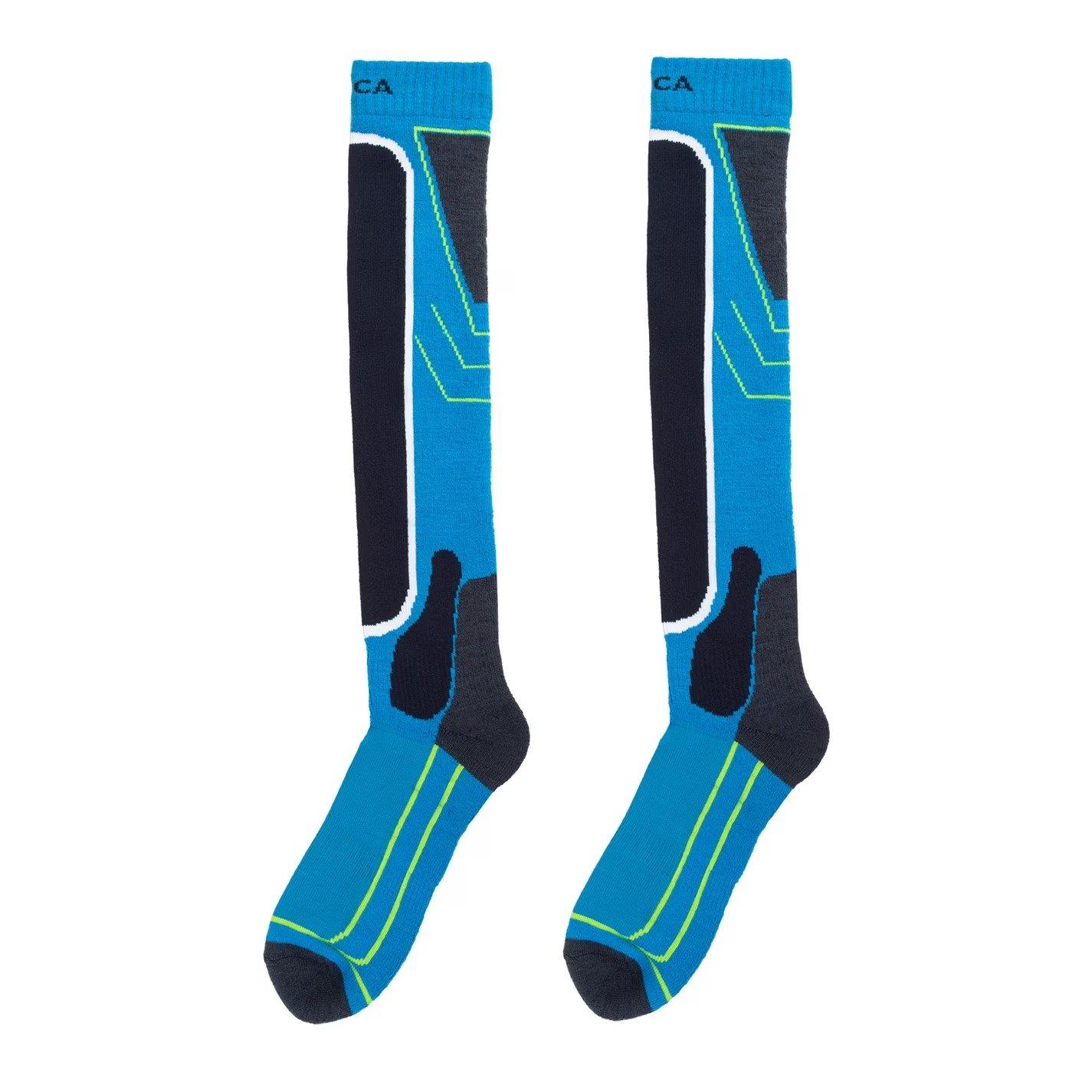Nevica Women's Meribel 2 Pack Ski Sock - Blue - Ladies 4-8