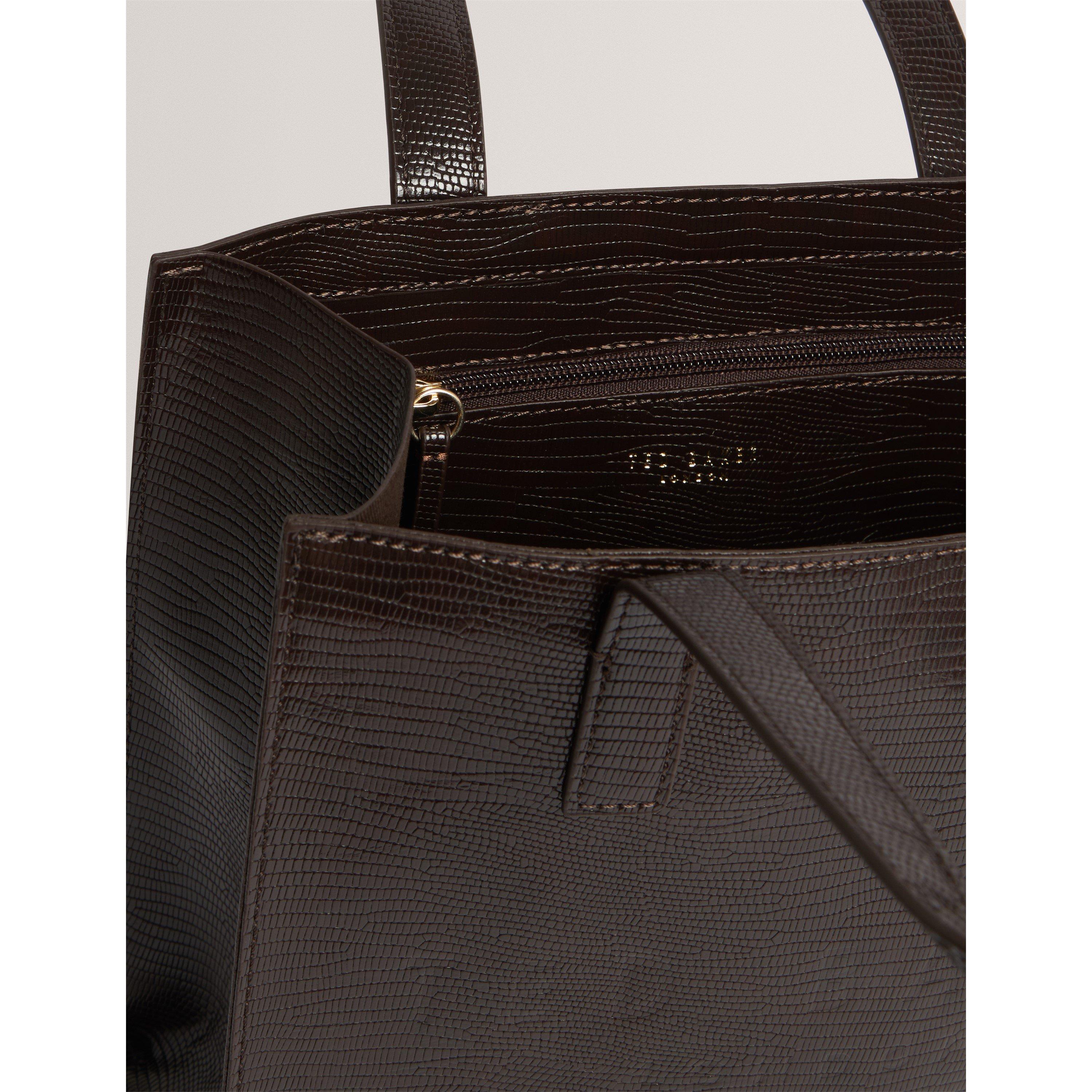Dk-Brown - Ted Baker - Ted S Lizard Tote Ld71 - 4