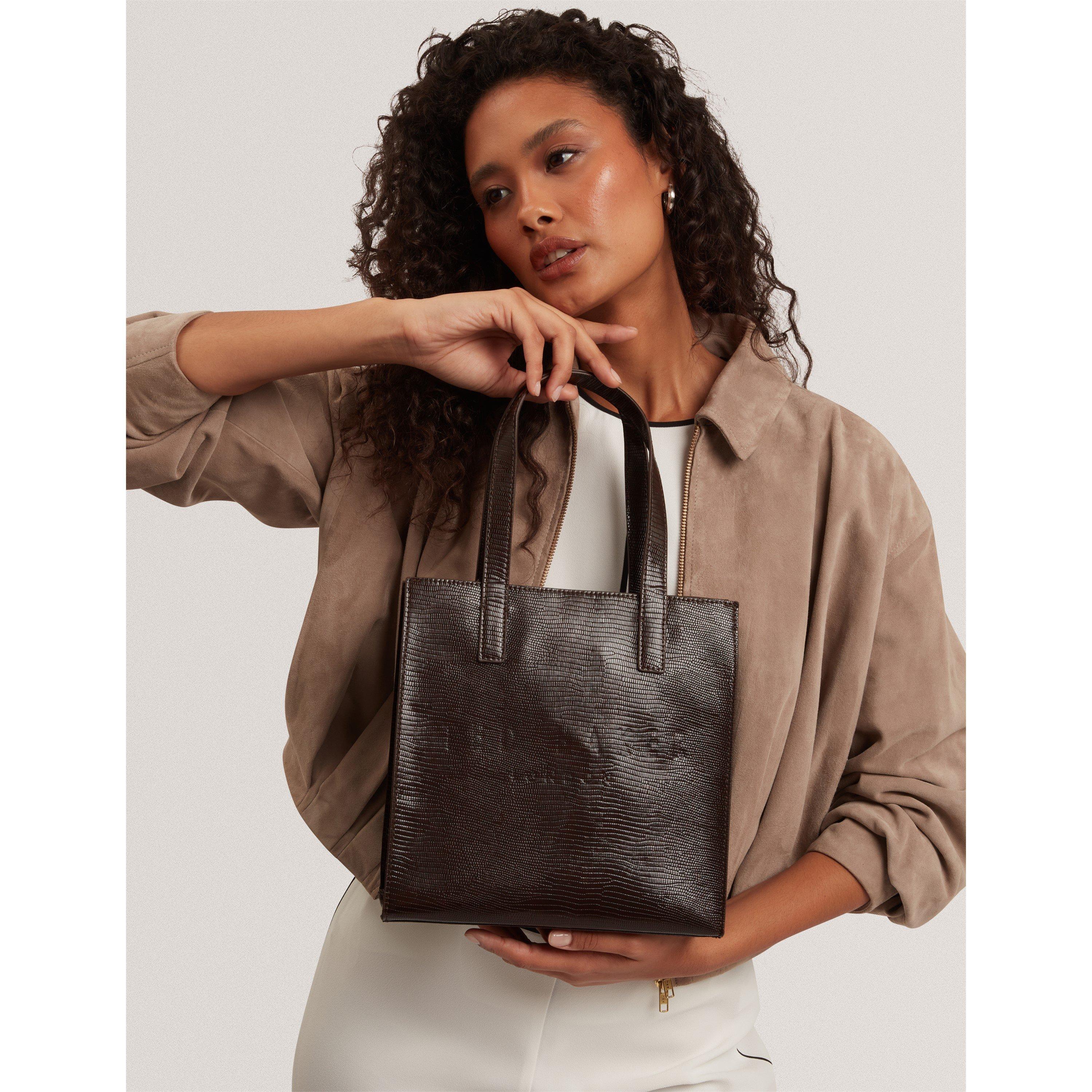 Dk-Brown - Ted Baker - Ted S Lizard Tote Ld71 - 5