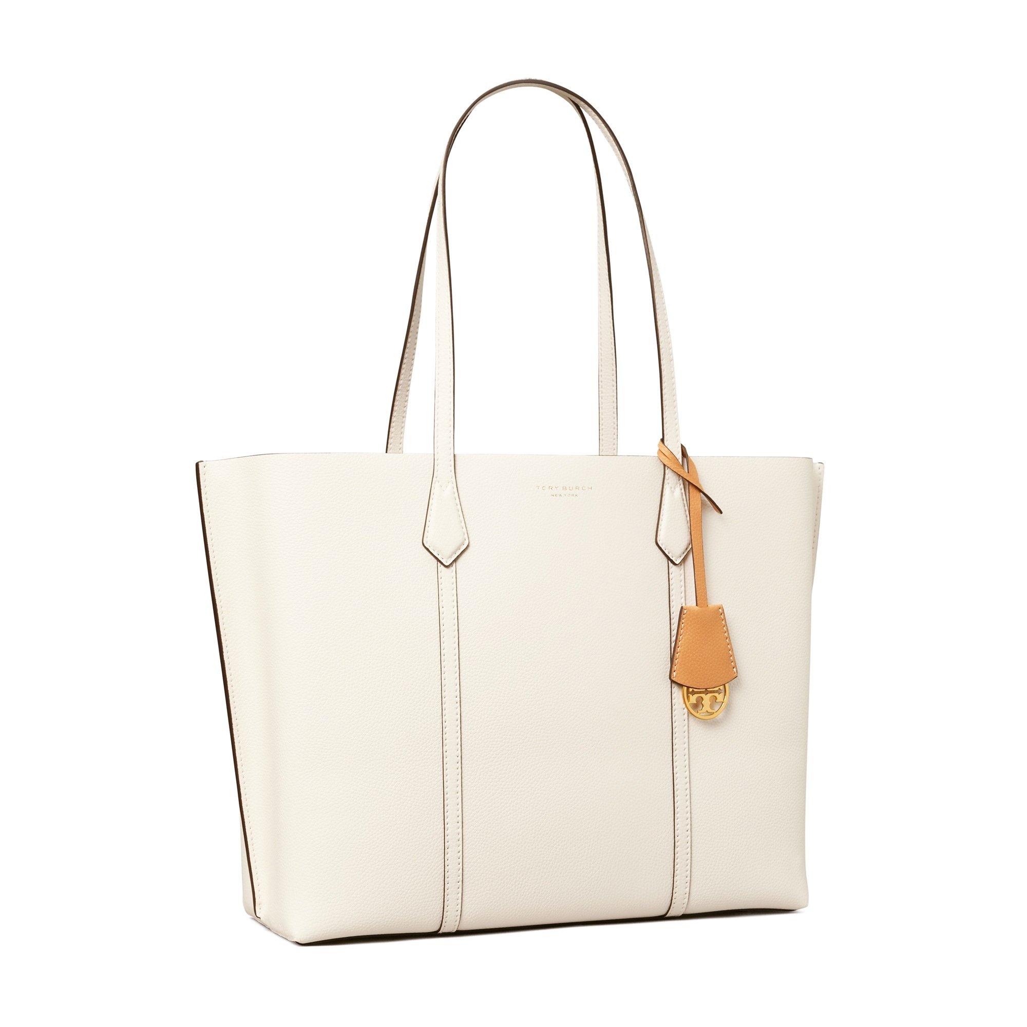 New Ivory - Tory Burch - Womens Triple Tote Bag - 9