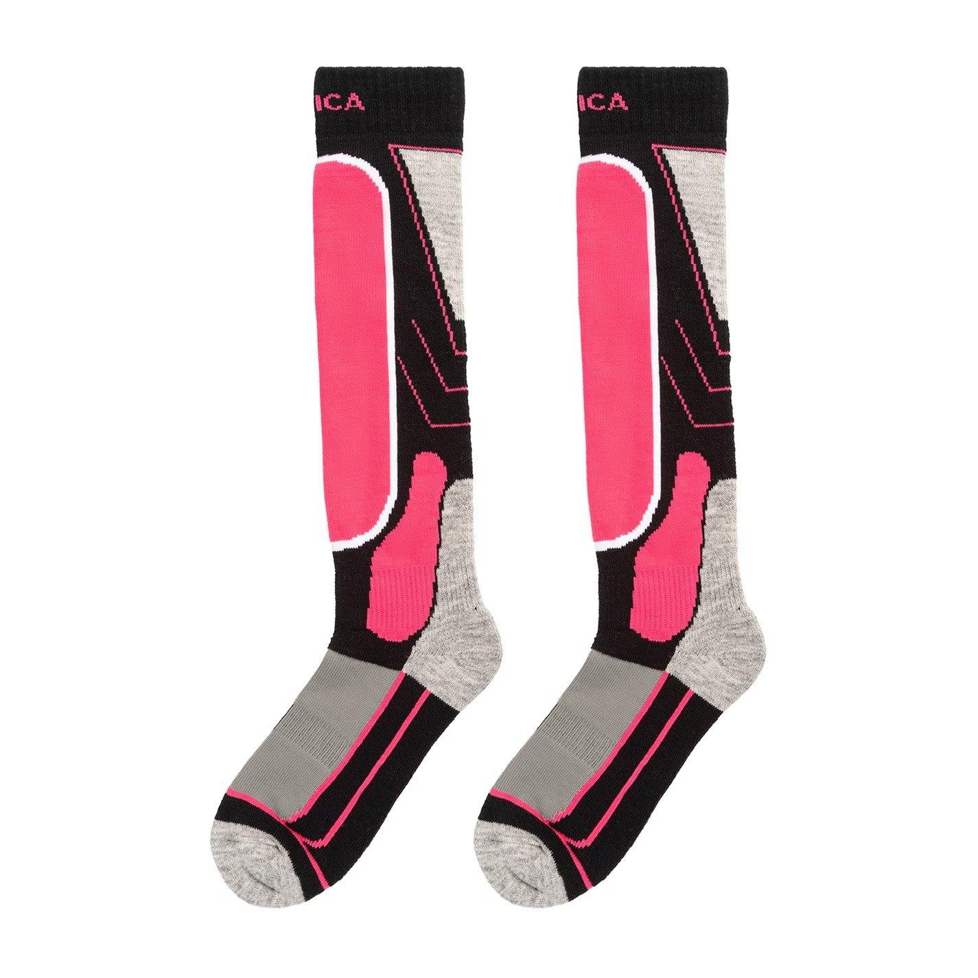 Nevica Meribel 2 Pack Ski Sock Juniors - Pink