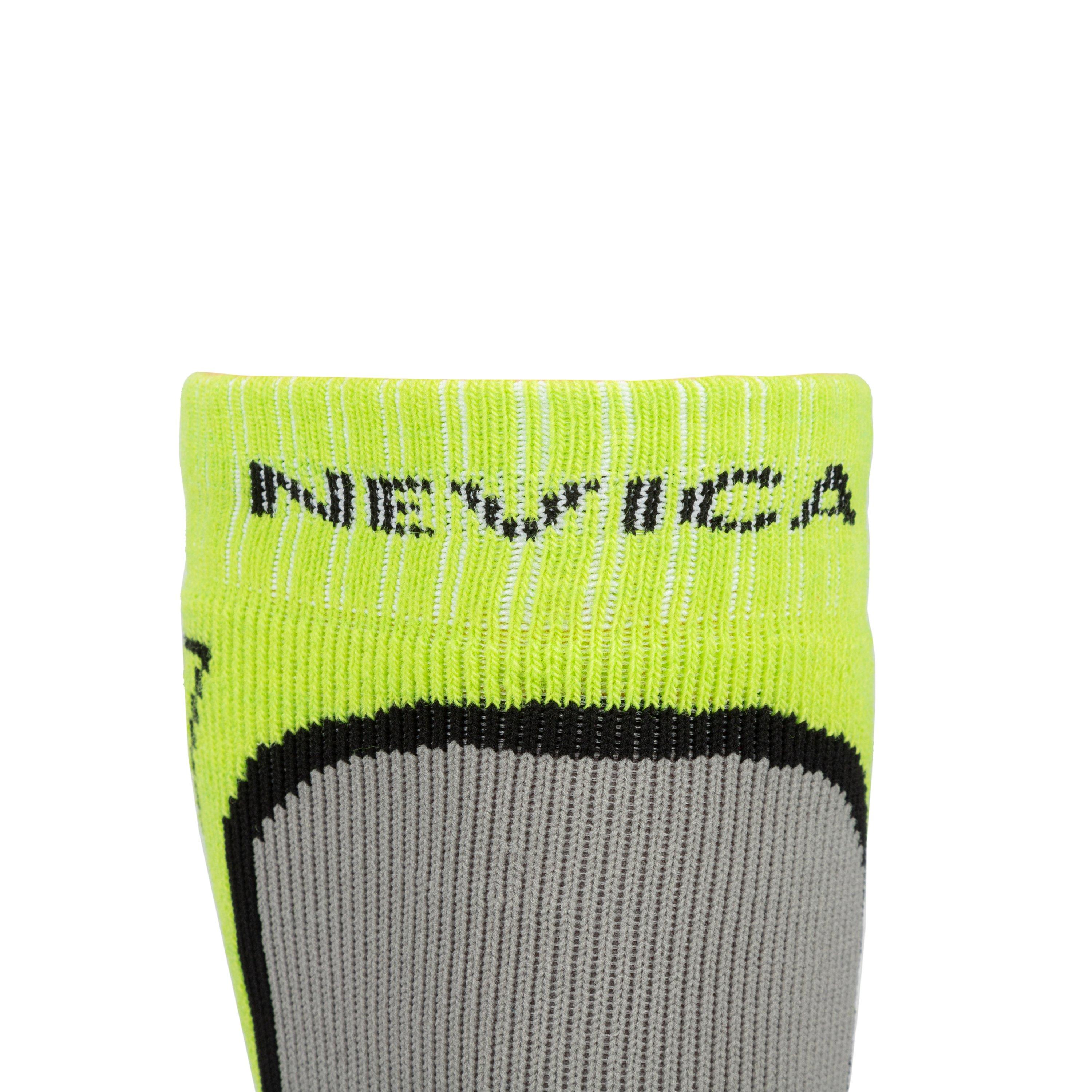 Lime Green - Nevica - Meribel 2 Pack Ski Sock Juniors - 5