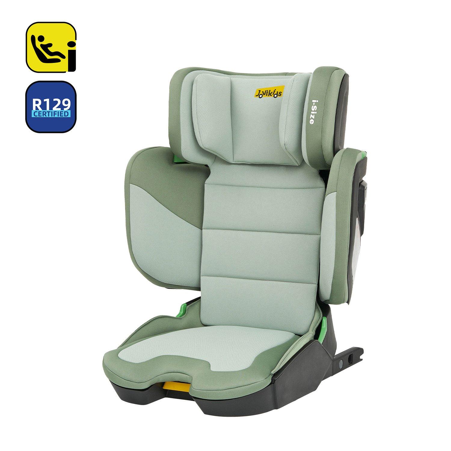 Green - JoviKids - JoviKids Rober Folding Booster Car Seat - Green - 1