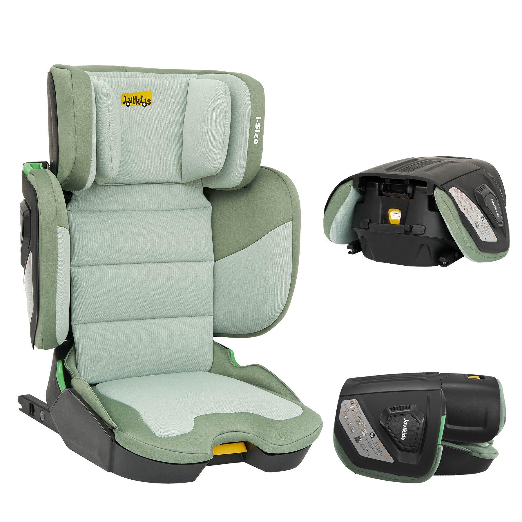 Green - JoviKids - JoviKids Rober Folding Booster Car Seat - Green - 3