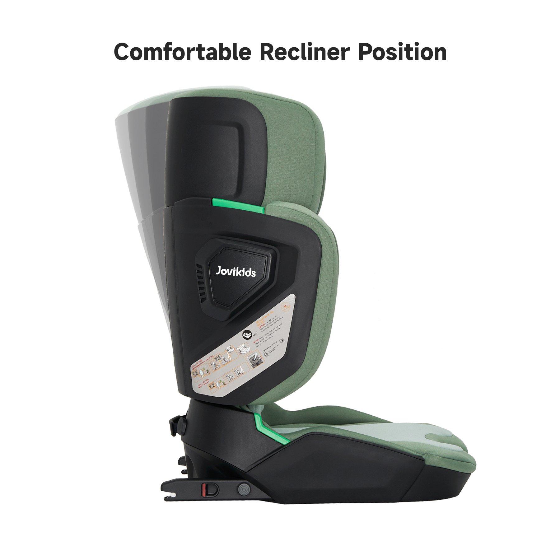 Green - JoviKids - JoviKids Rober Folding Booster Car Seat - Green - 8