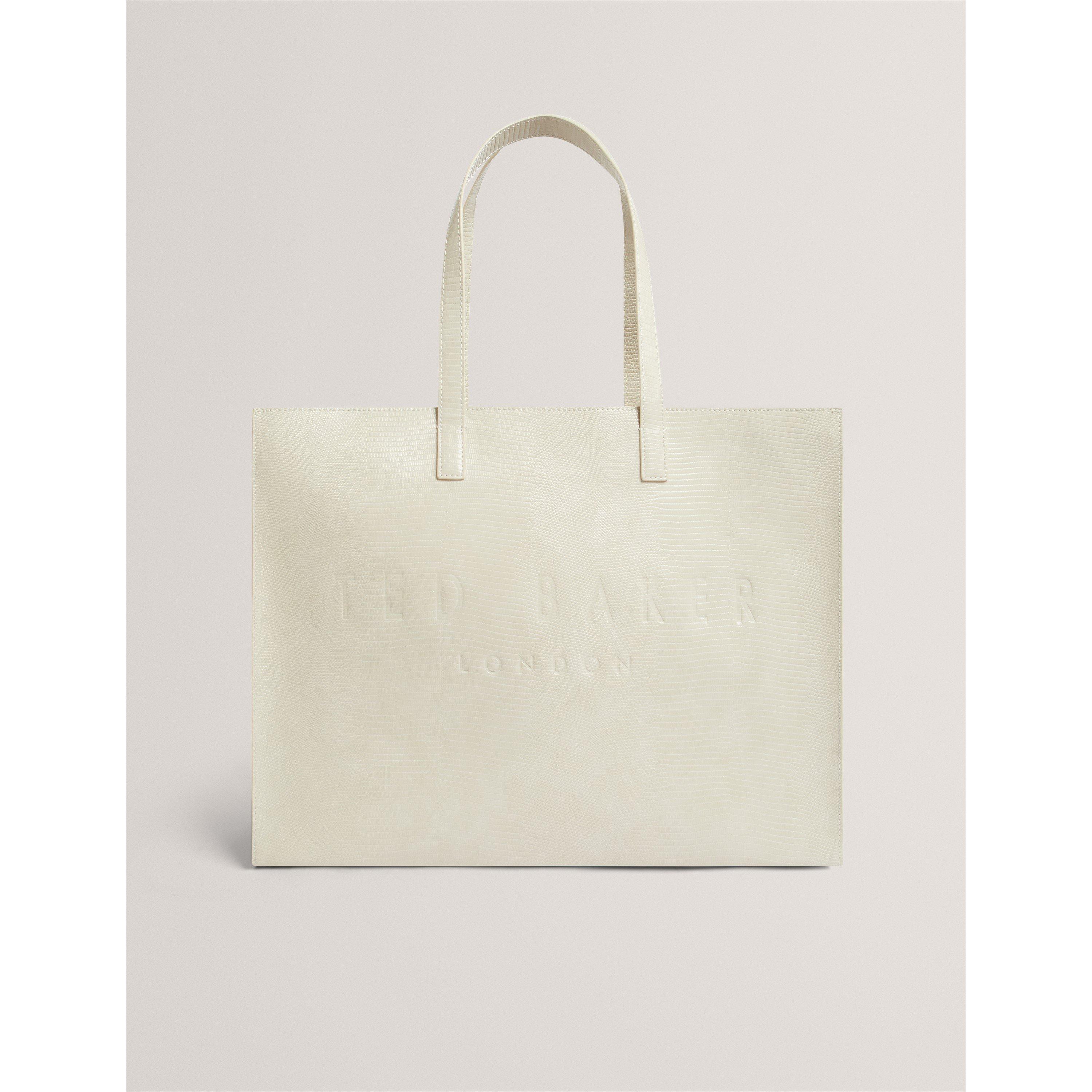 Beige - Ted Baker - Ted XL Lizard Tote Ld71 - 1