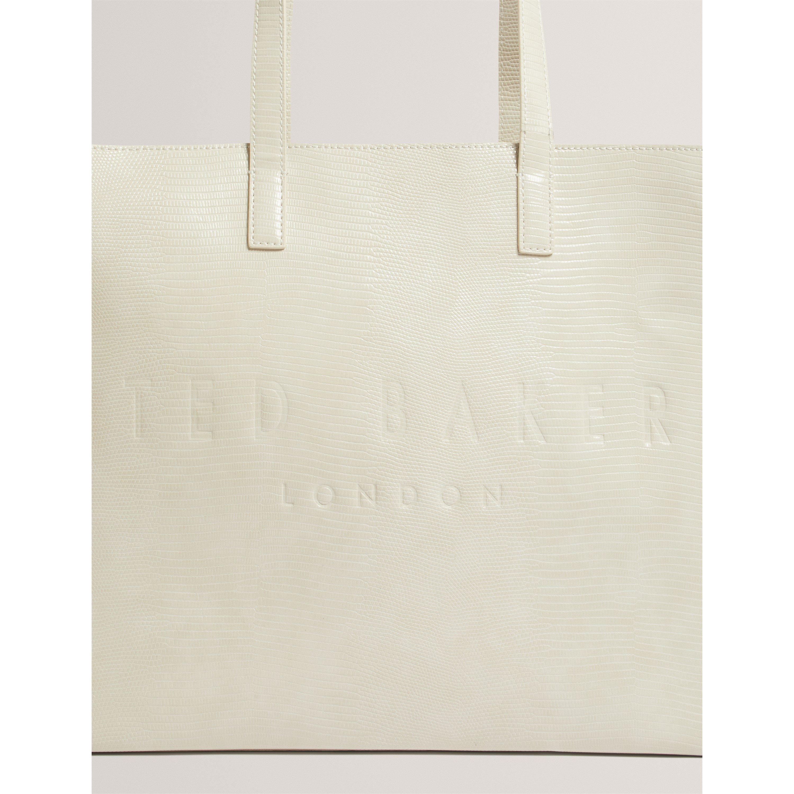 Beige - Ted Baker - Ted XL Lizard Tote Ld71 - 2