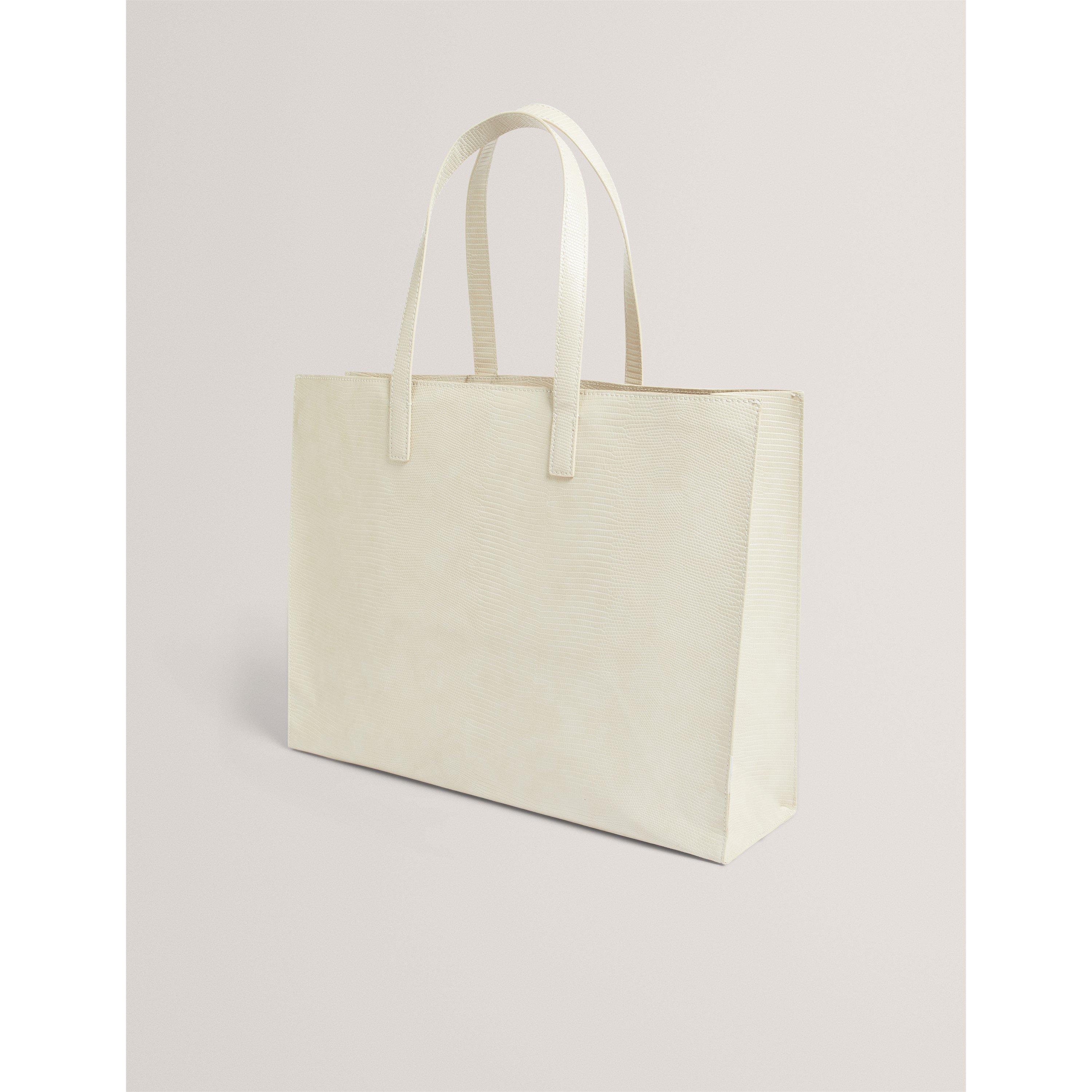 Beige - Ted Baker - Ted XL Lizard Tote Ld71 - 5