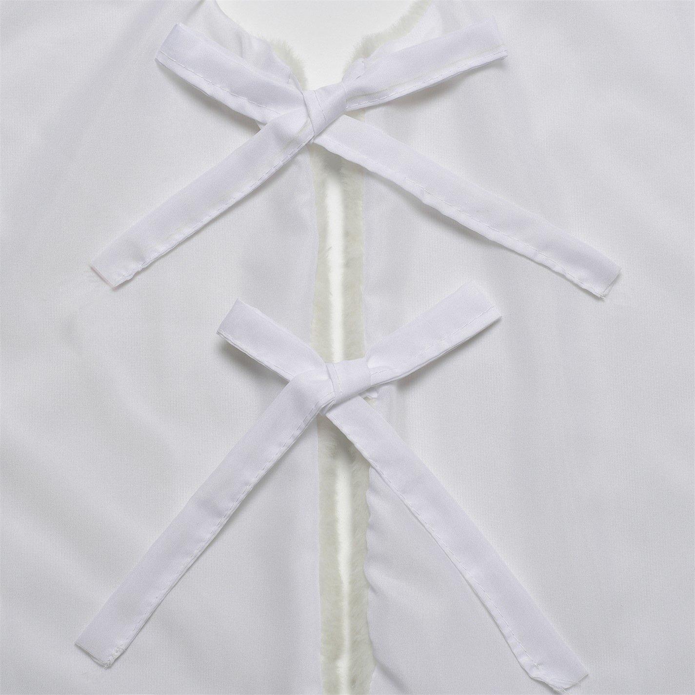 White - The Spirit Of Christmas - Faux Fur Christmas Tree Skirt - 5