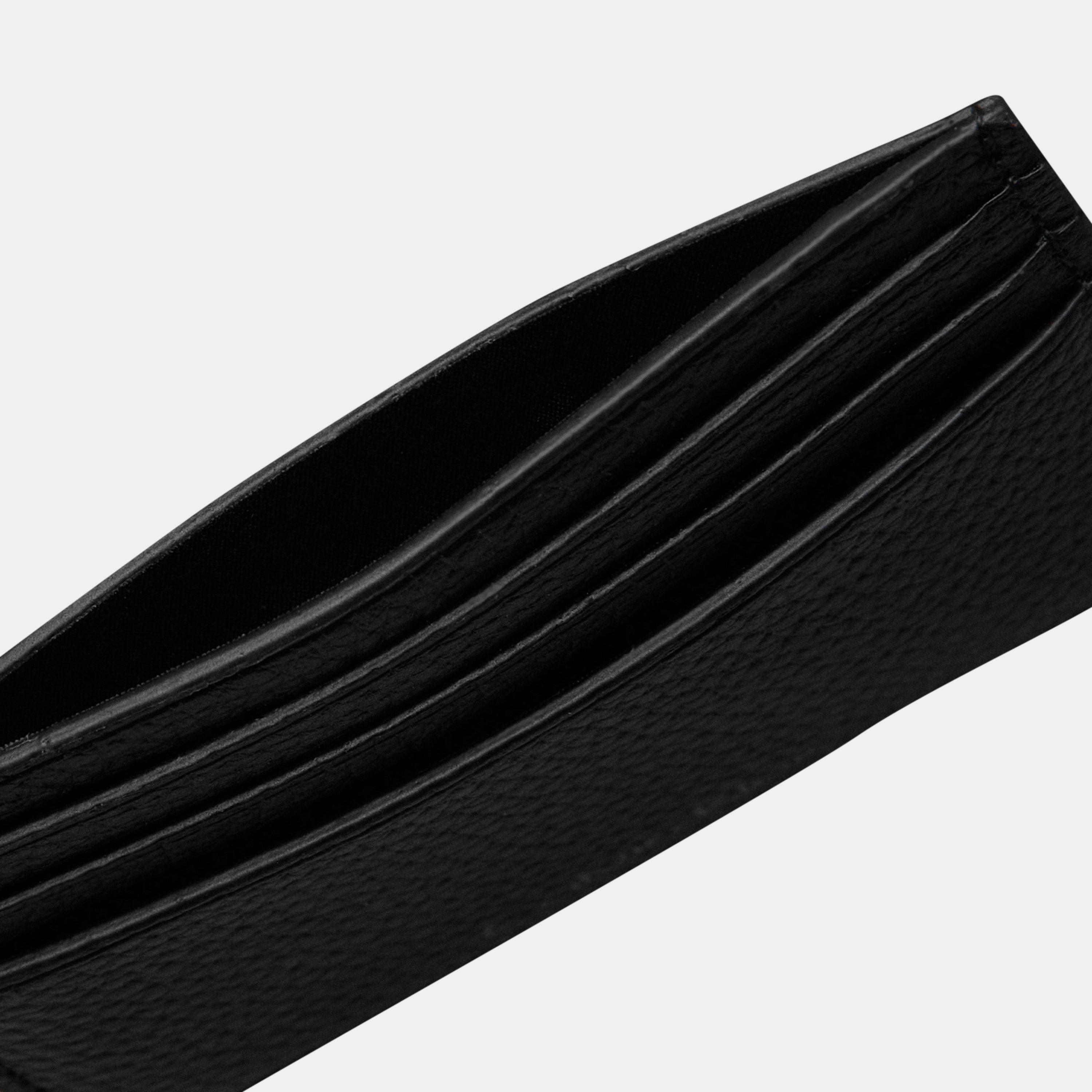 CK Black - Calvin Klein - Men's Warmth Leather Card Holder - 3