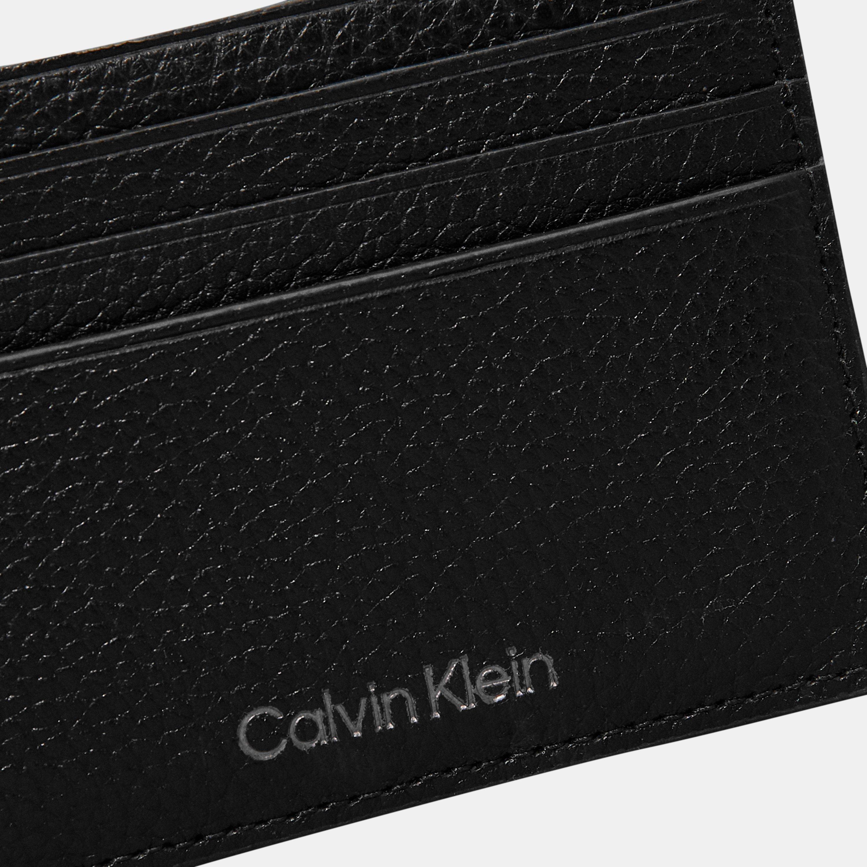 CK Black - Calvin Klein - Men's Warmth Leather Card Holder - 4