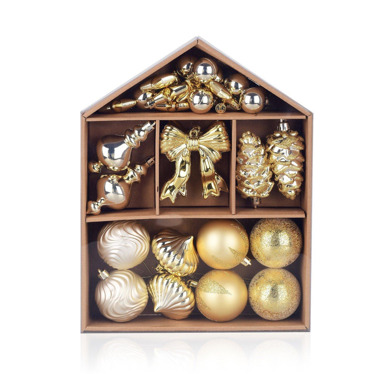 Champagne - The Spirit Of Christmas - 30 piece Bauble House - 5
