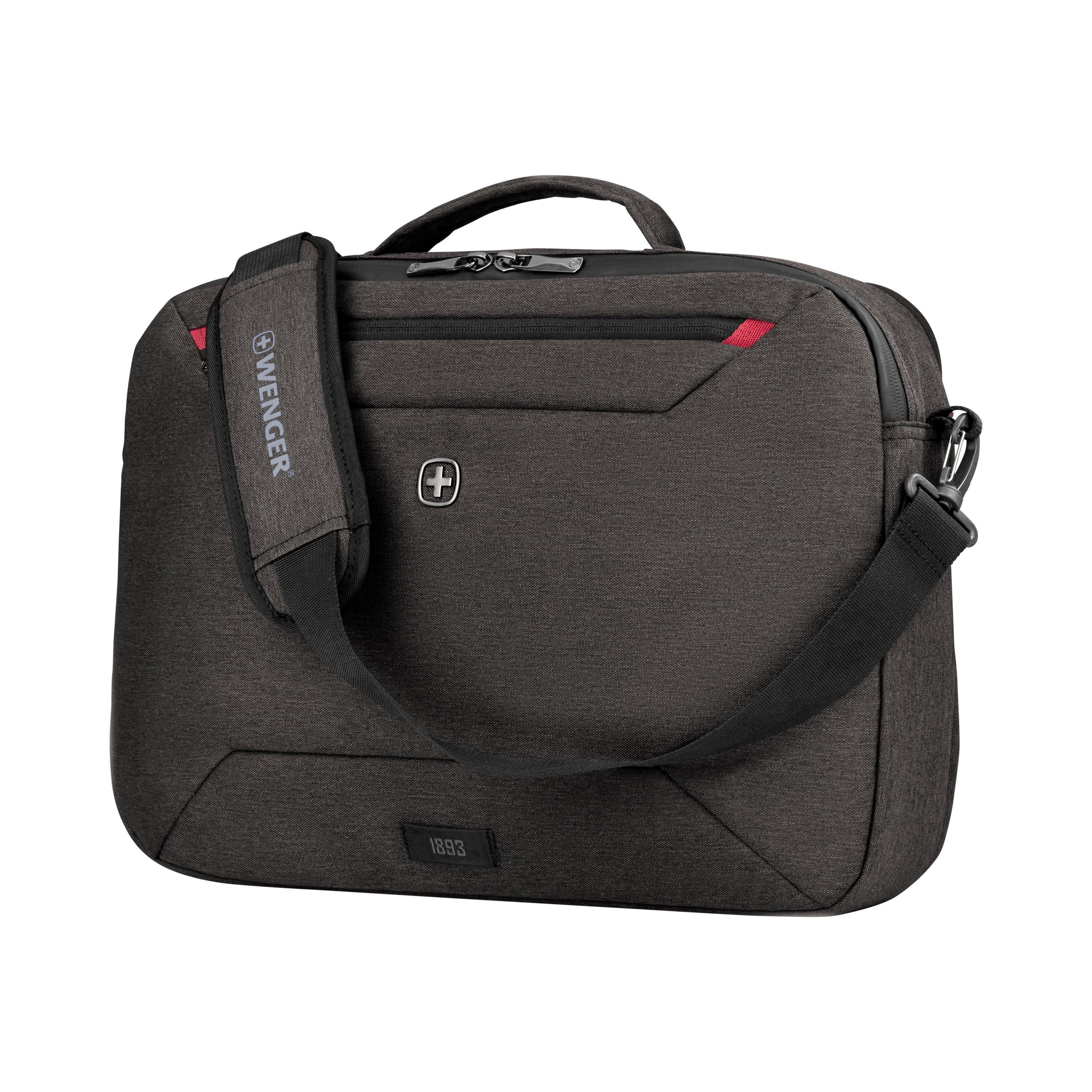 Grey - Wenger - MX Commute 16 Case Heather Grey - 3