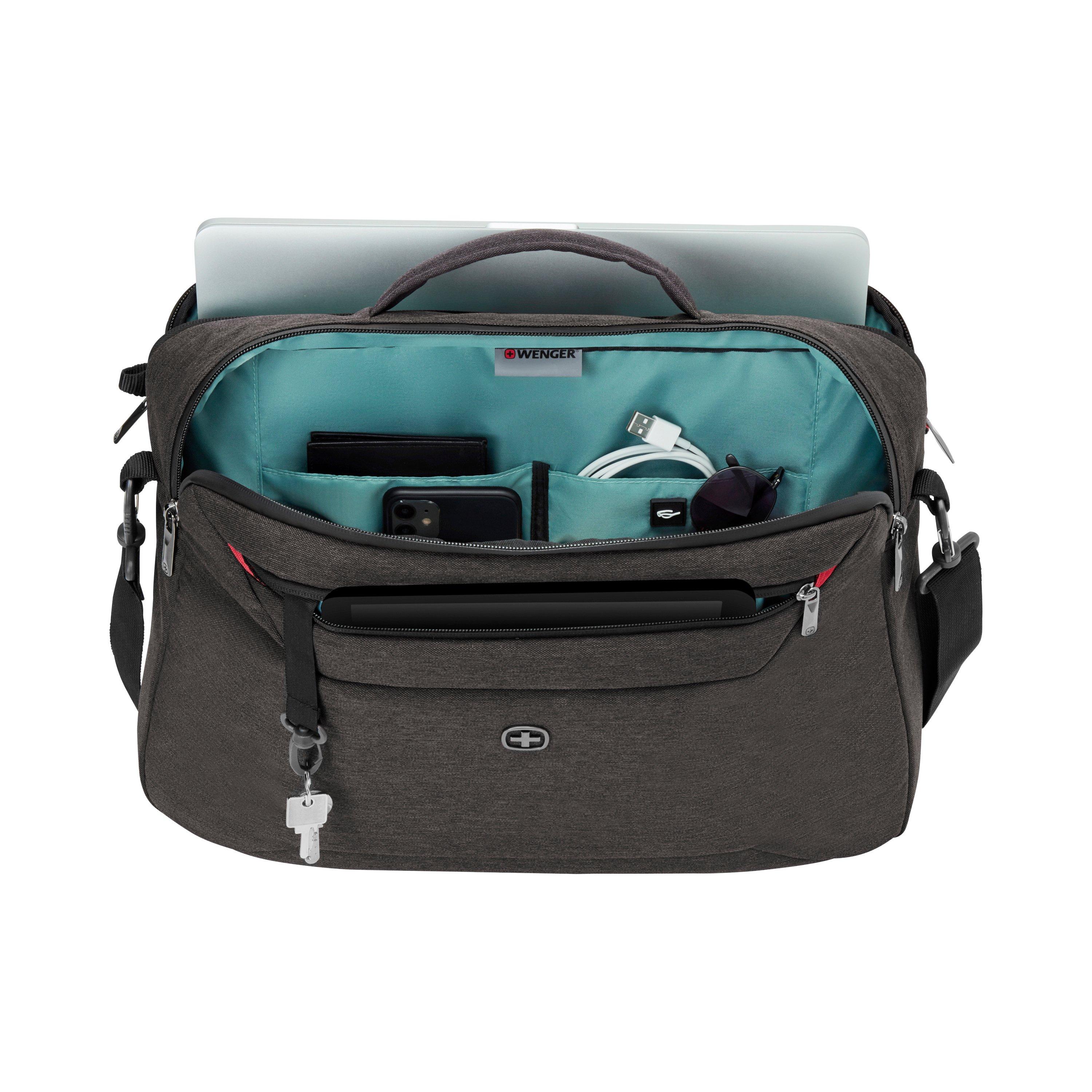 Grey - Wenger - MX Commute 16 Case Heather Grey - 6