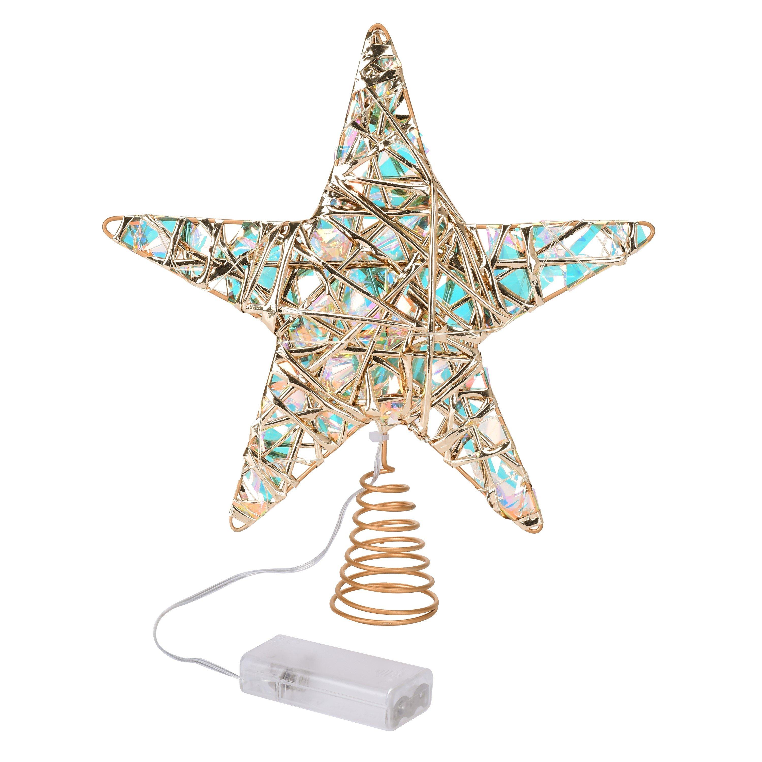 Gold Holograpic - The Spirit Of Christmas - Holographic Tree Topper - 2