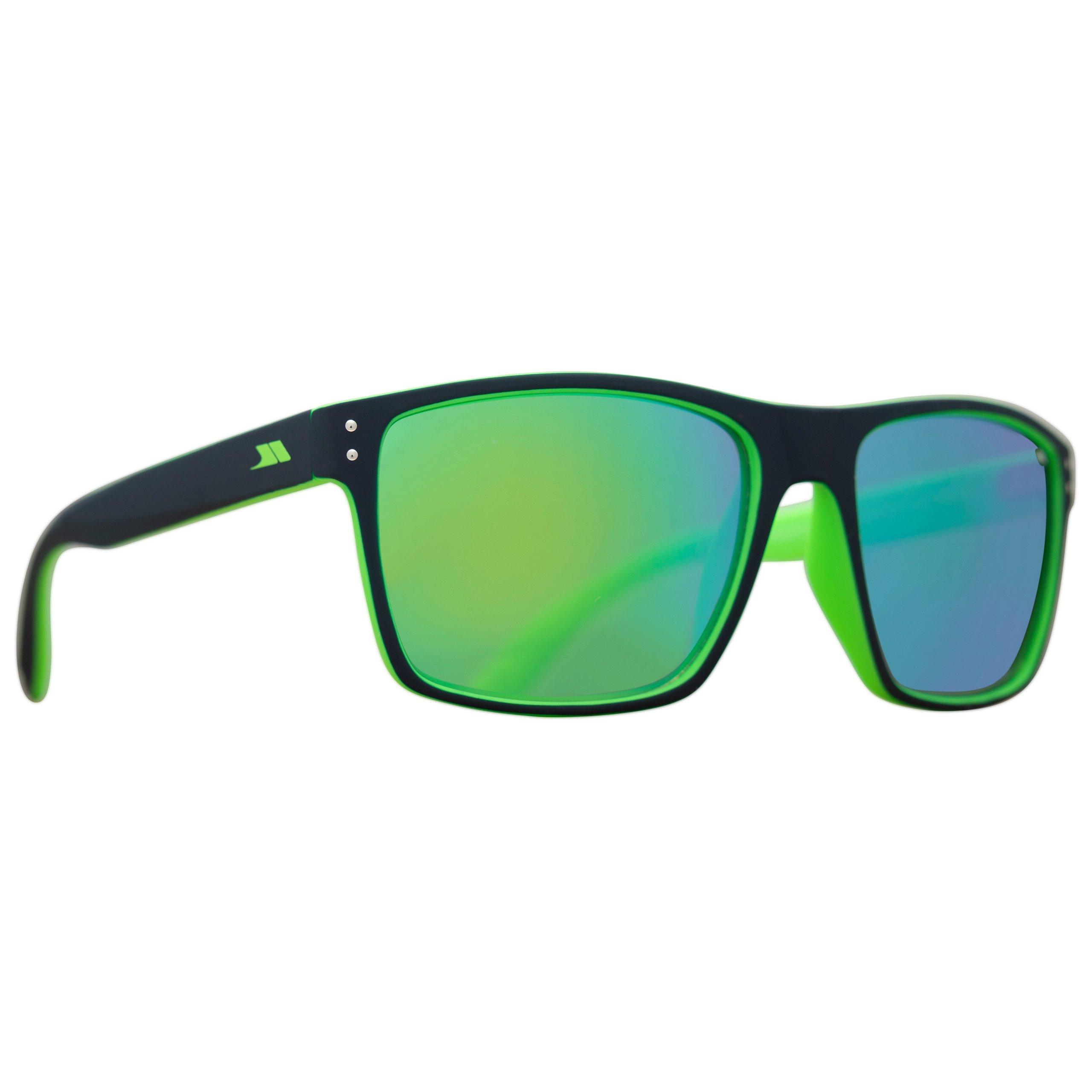 Blauw/Limoen - Trespass - Adults Zest Rectangle Sunglasses - 5