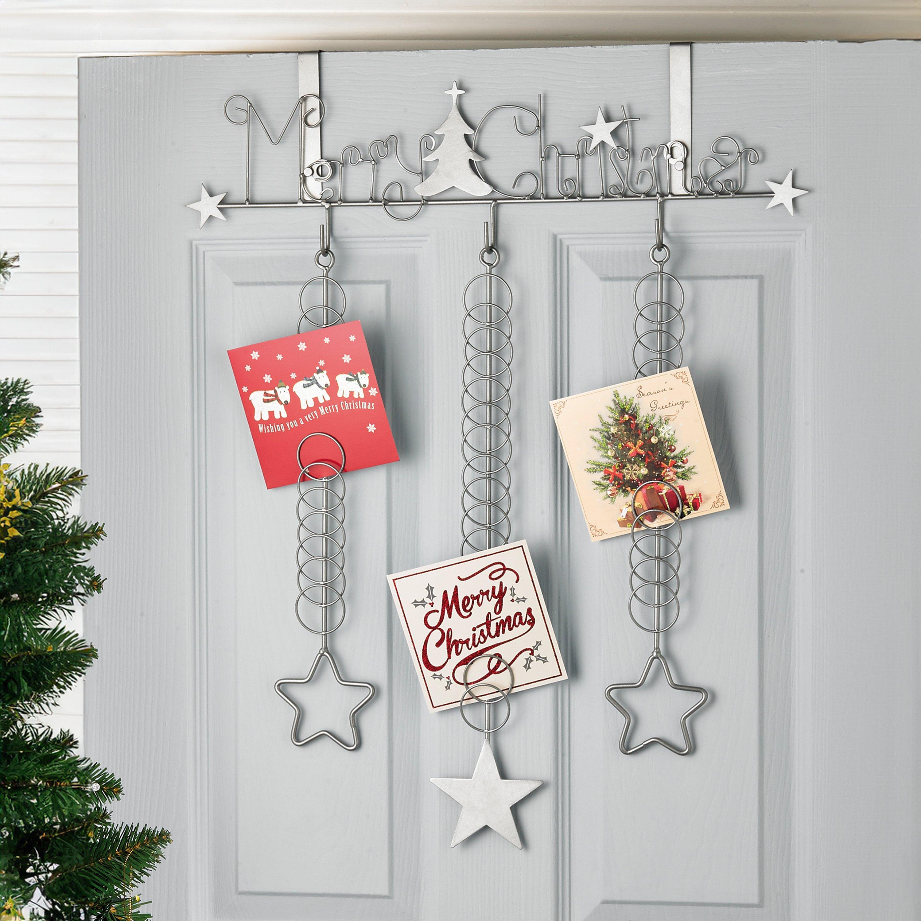 Silver - The Spirit Of Christmas - Christmas Card Holder - 1