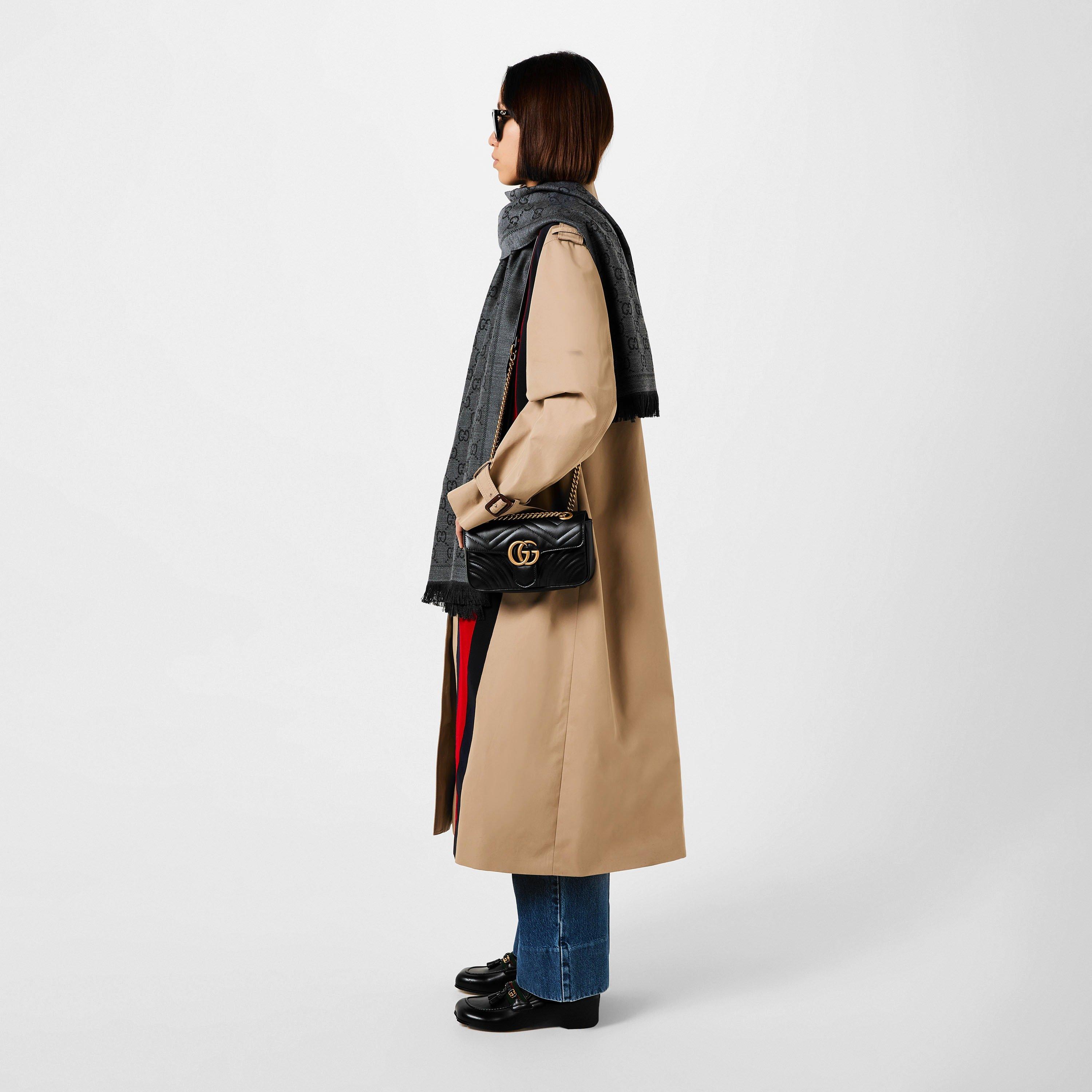 Black 1000 - Gucci - GG Marmont Matellassé Mini Bag - 8