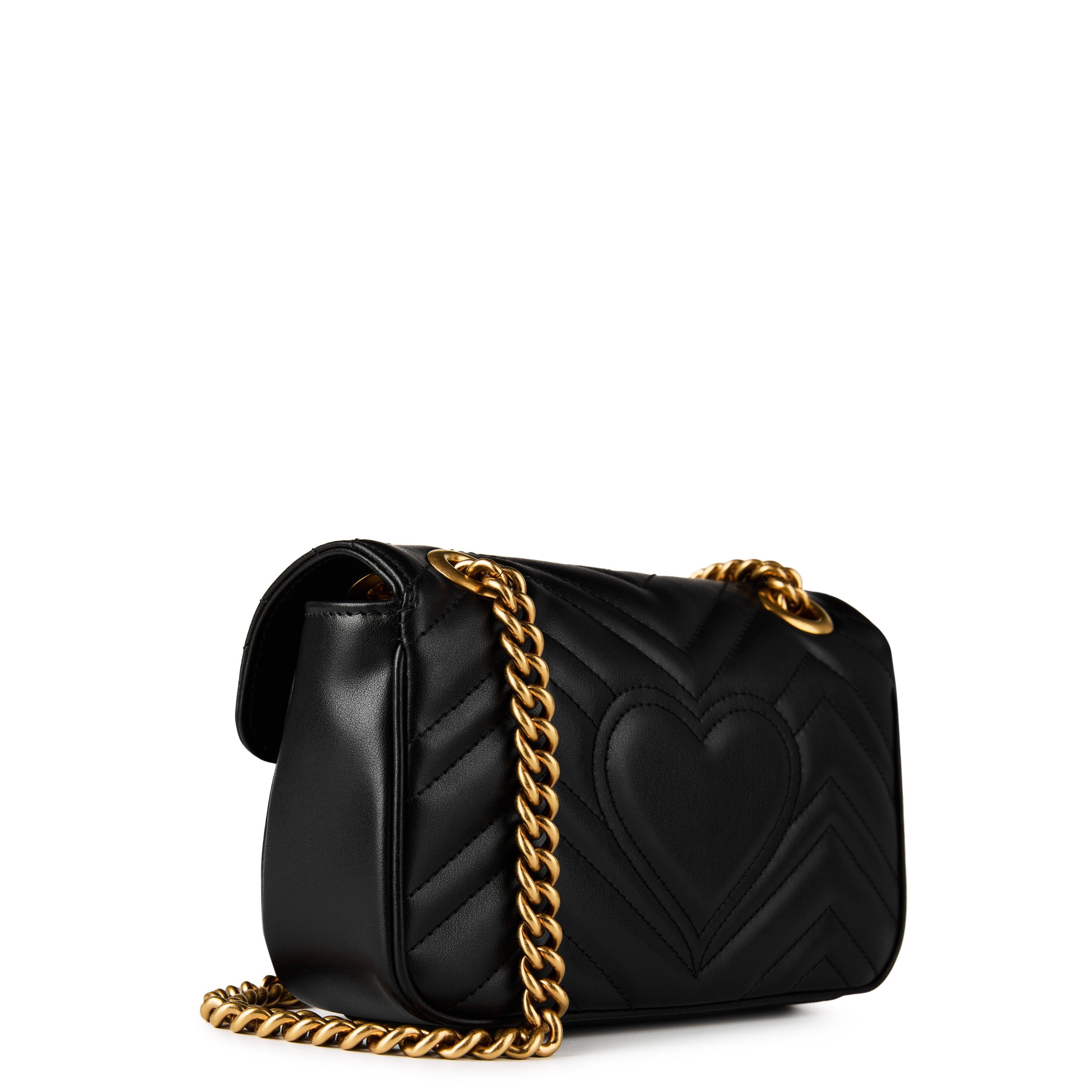 Black 1000 - Gucci - GG Marmont Matellassé Mini Bag - 9