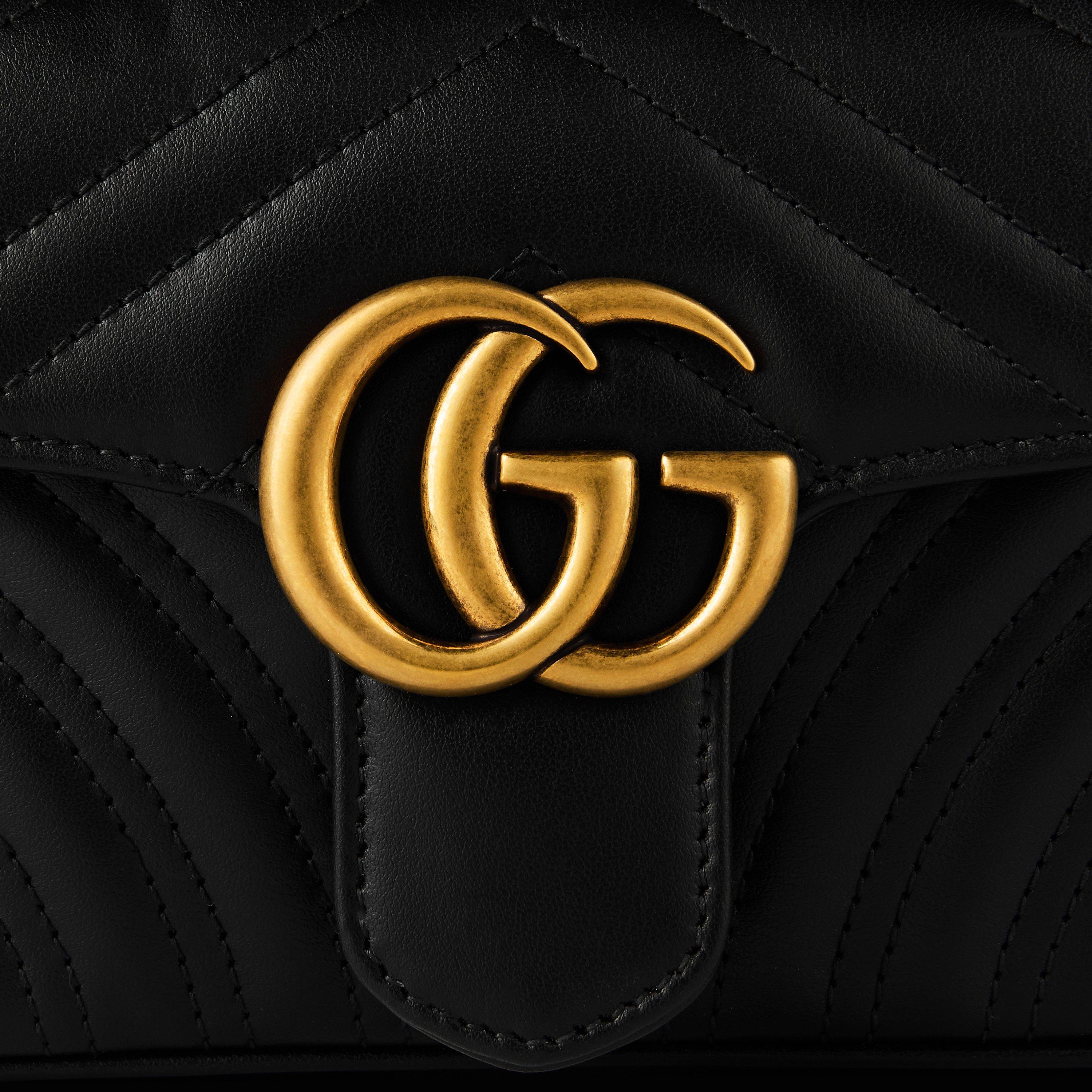Black 1000 - Gucci - GG Marmont Matellassé Mini Bag - 4