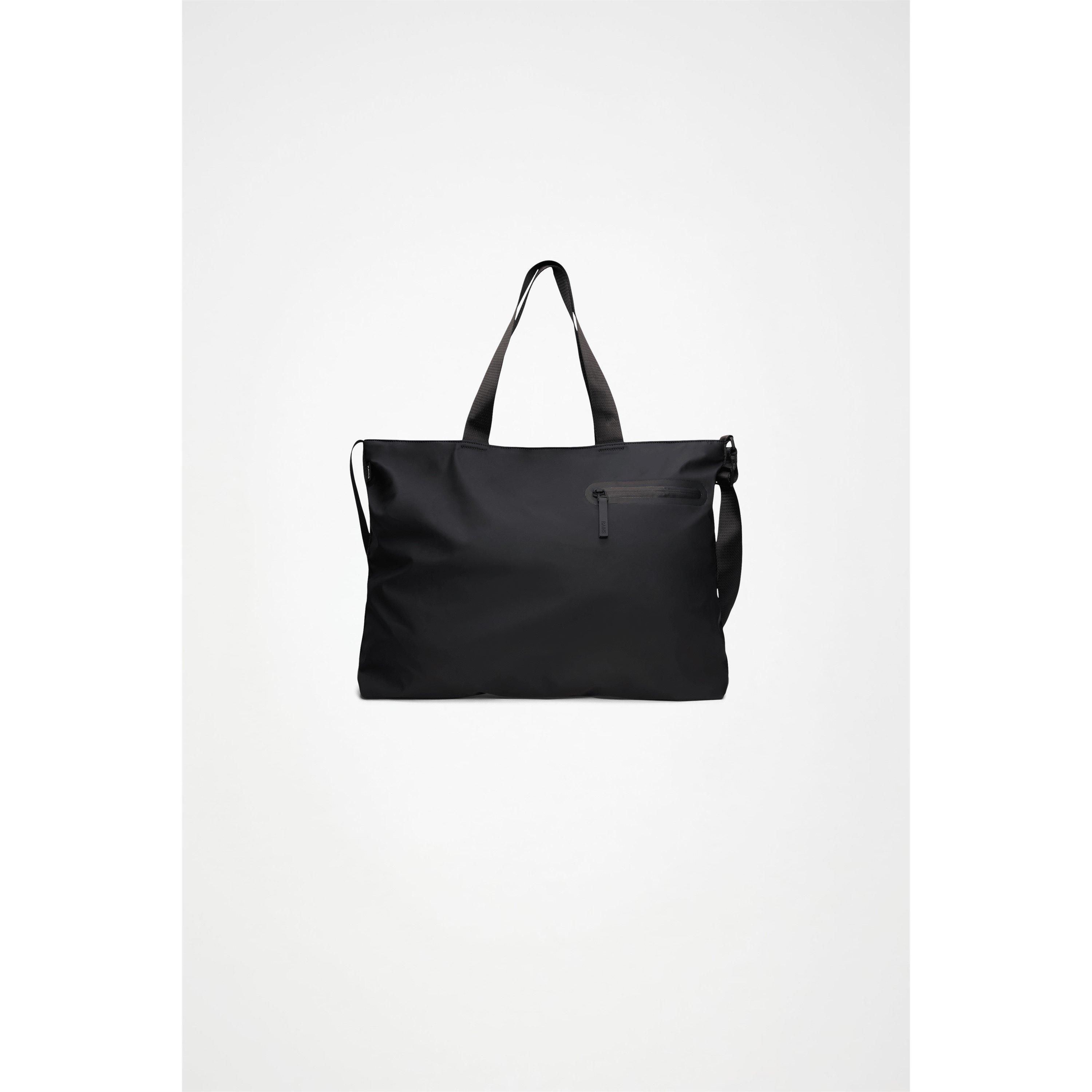 Black 01 - Rains - Dash Messenger Tote Bag - 1