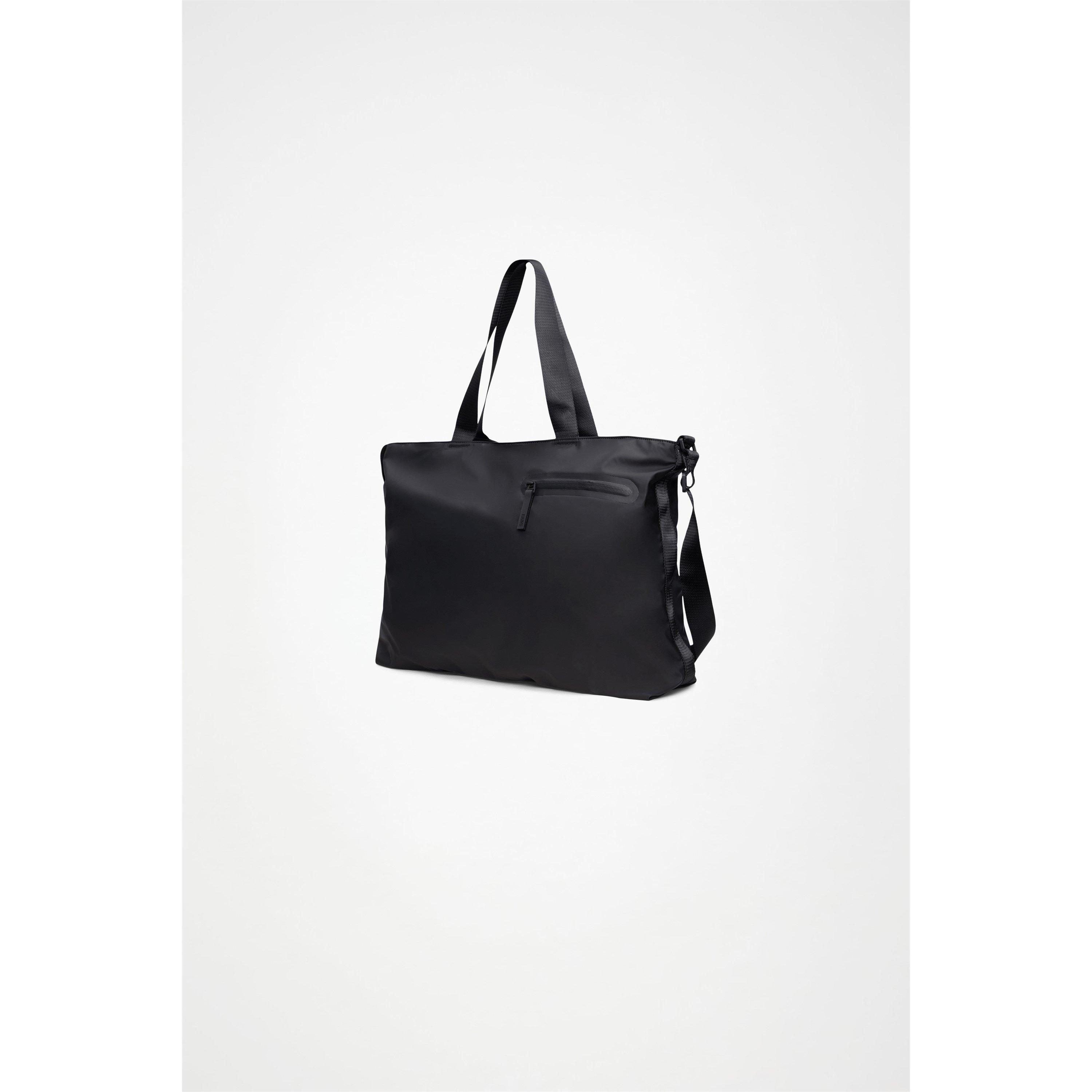 Black 01 - Rains - Dash Messenger Tote Bag - 2