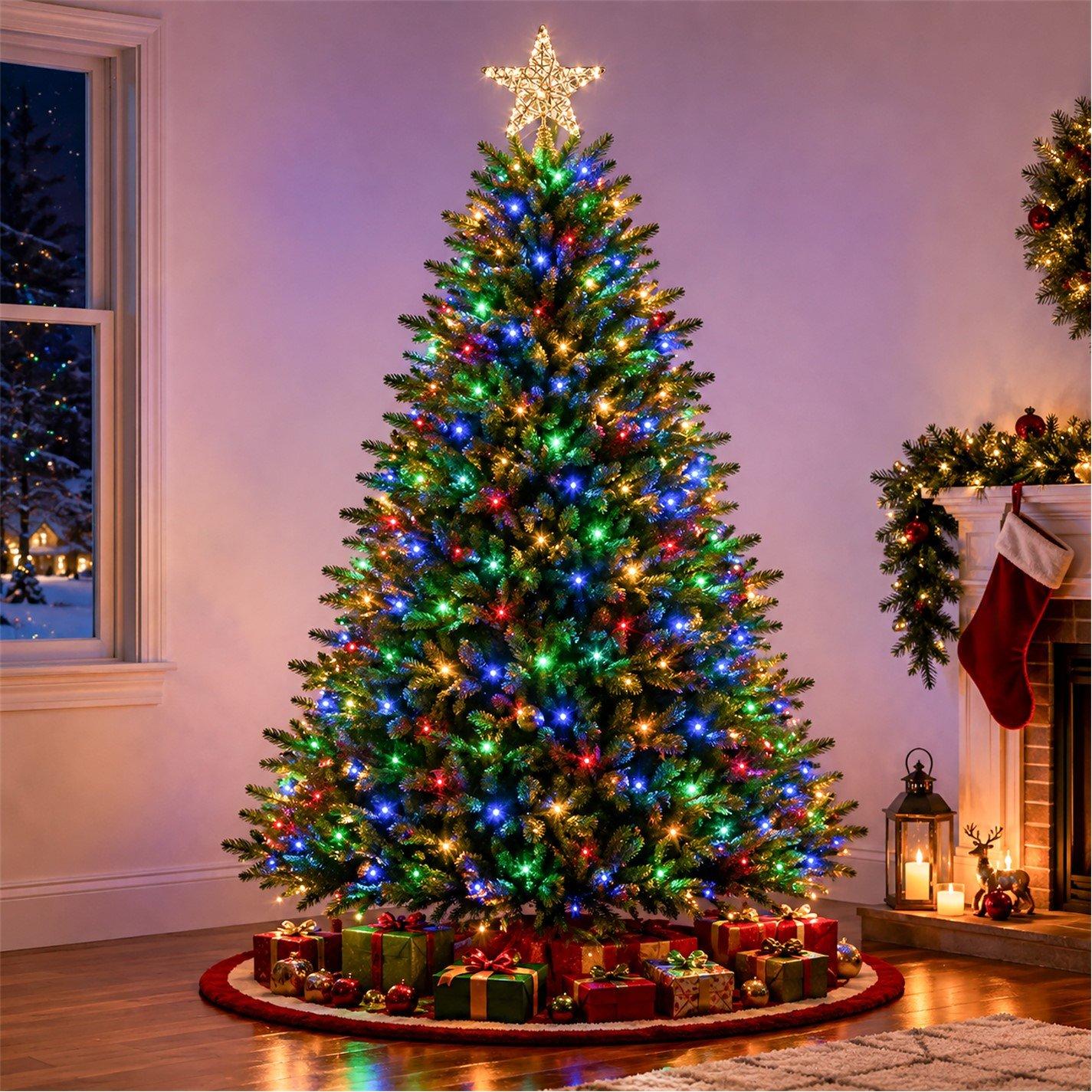 Multi Coloured - The Spirit Of Christmas - 200 LED Tree Lights - 1