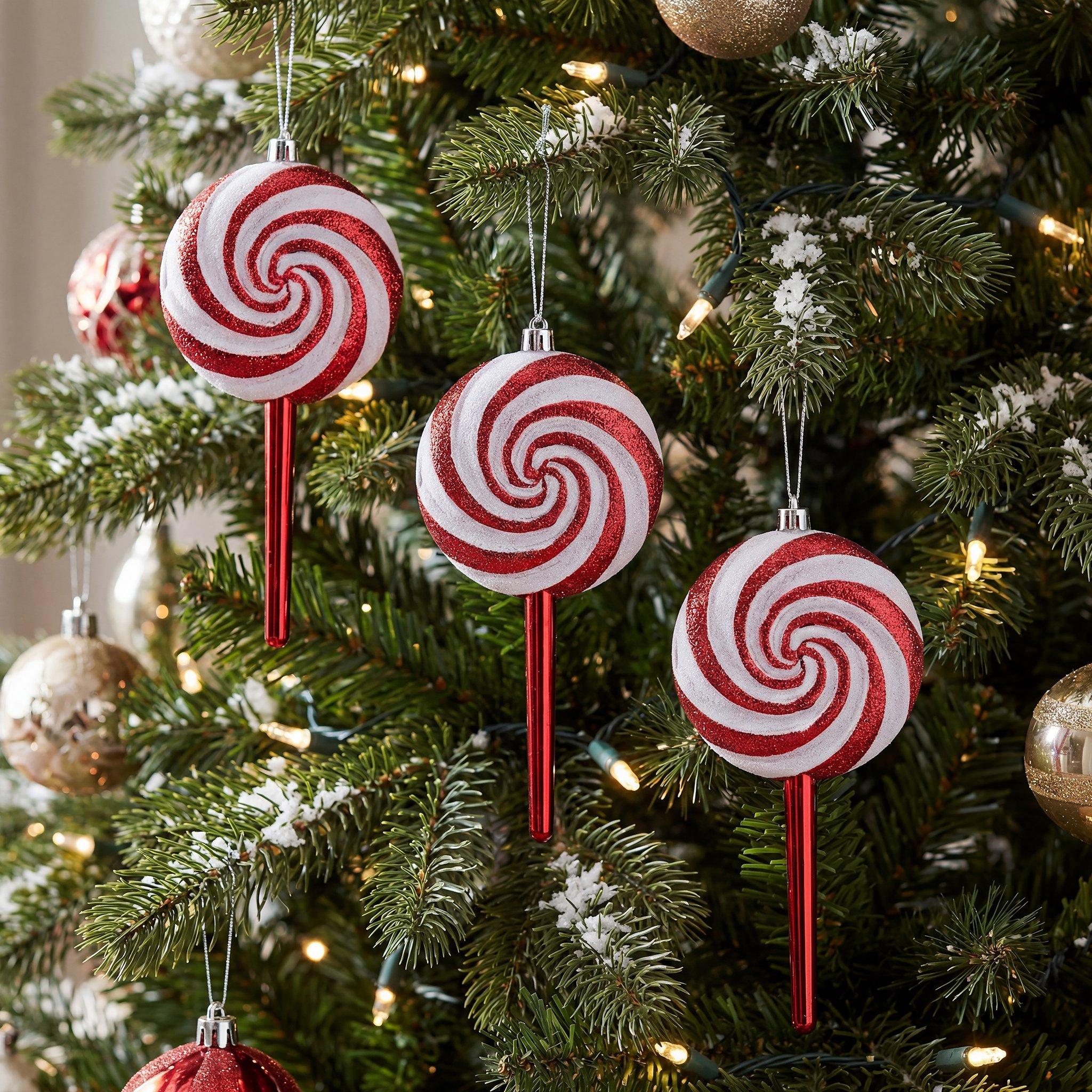 Candy Cane - The Spirit Of Christmas - SOC 3PC Lollipop Decorations - 1