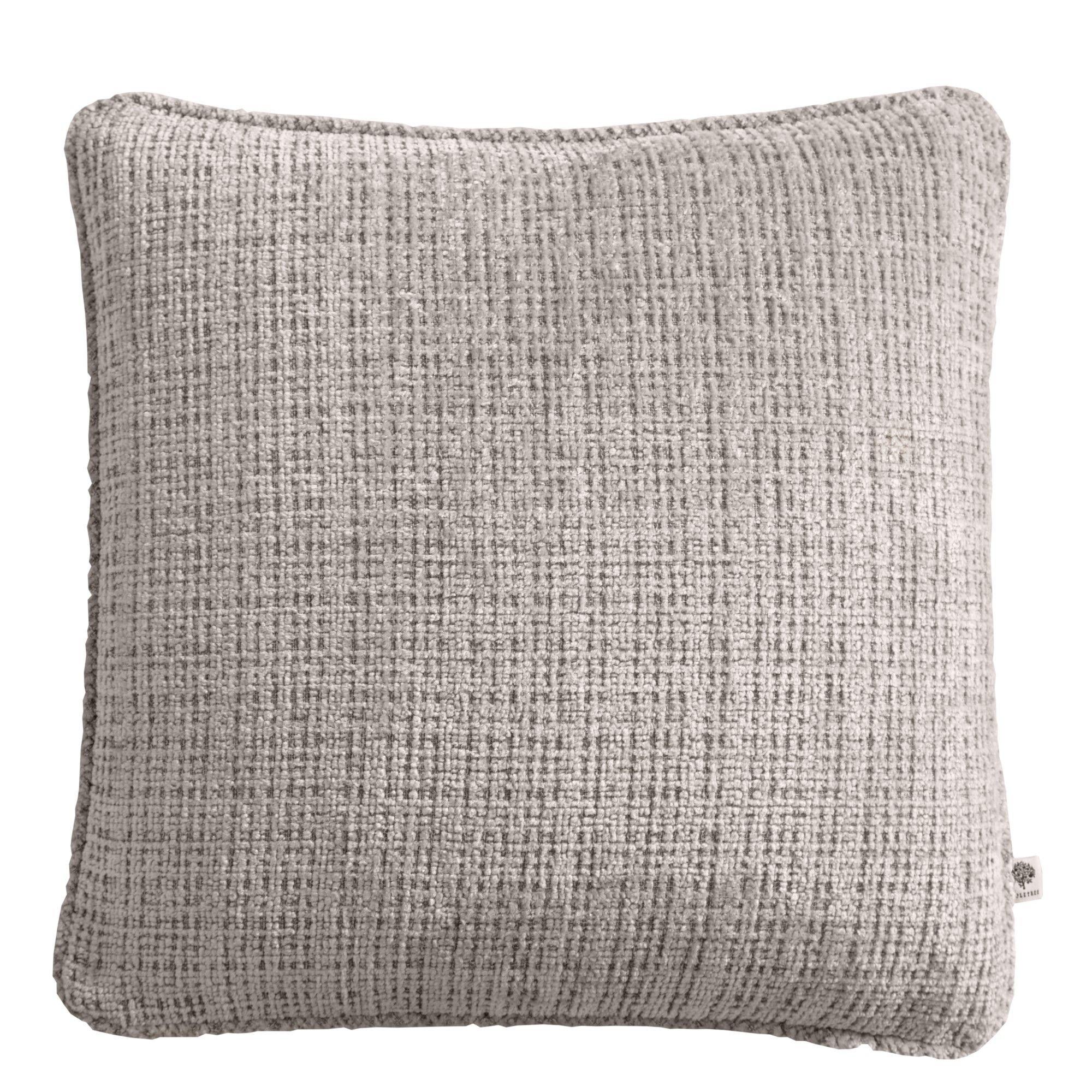 Natural - Appletree - Alba Bohemian Chenille Plain Dye Filled Cushion - 2