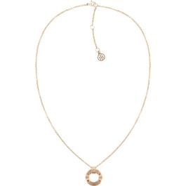 Tommy Hilfiger Gold Circular Pendant Necklace