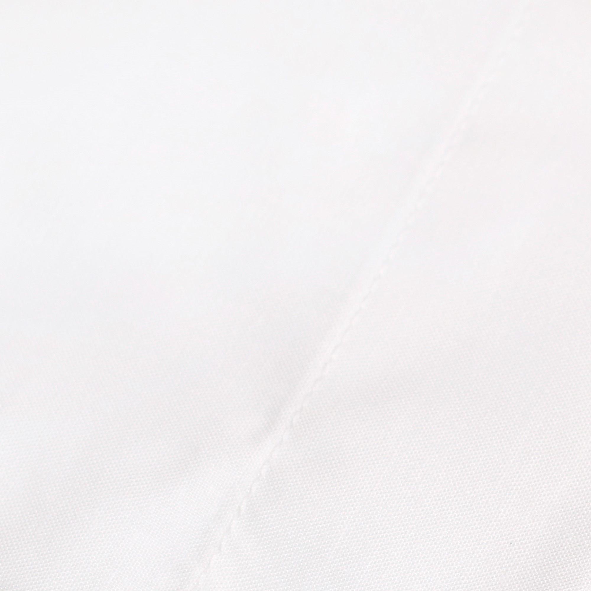 White - Serene Home - Plain Dye Pair of Housewife Pillowcases in White - 4