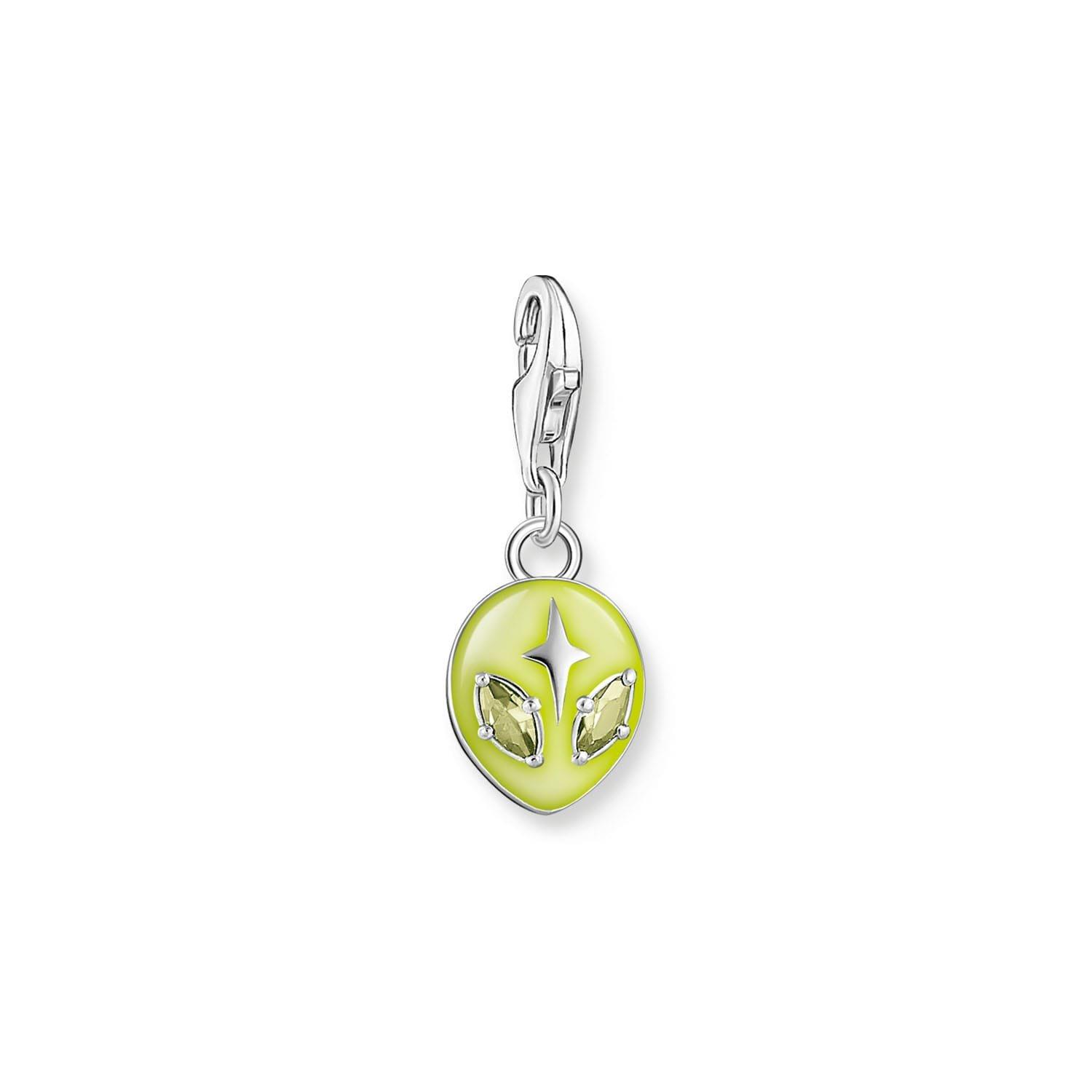 Green - Thomas Sabo - Alien Charm Pendant - 1