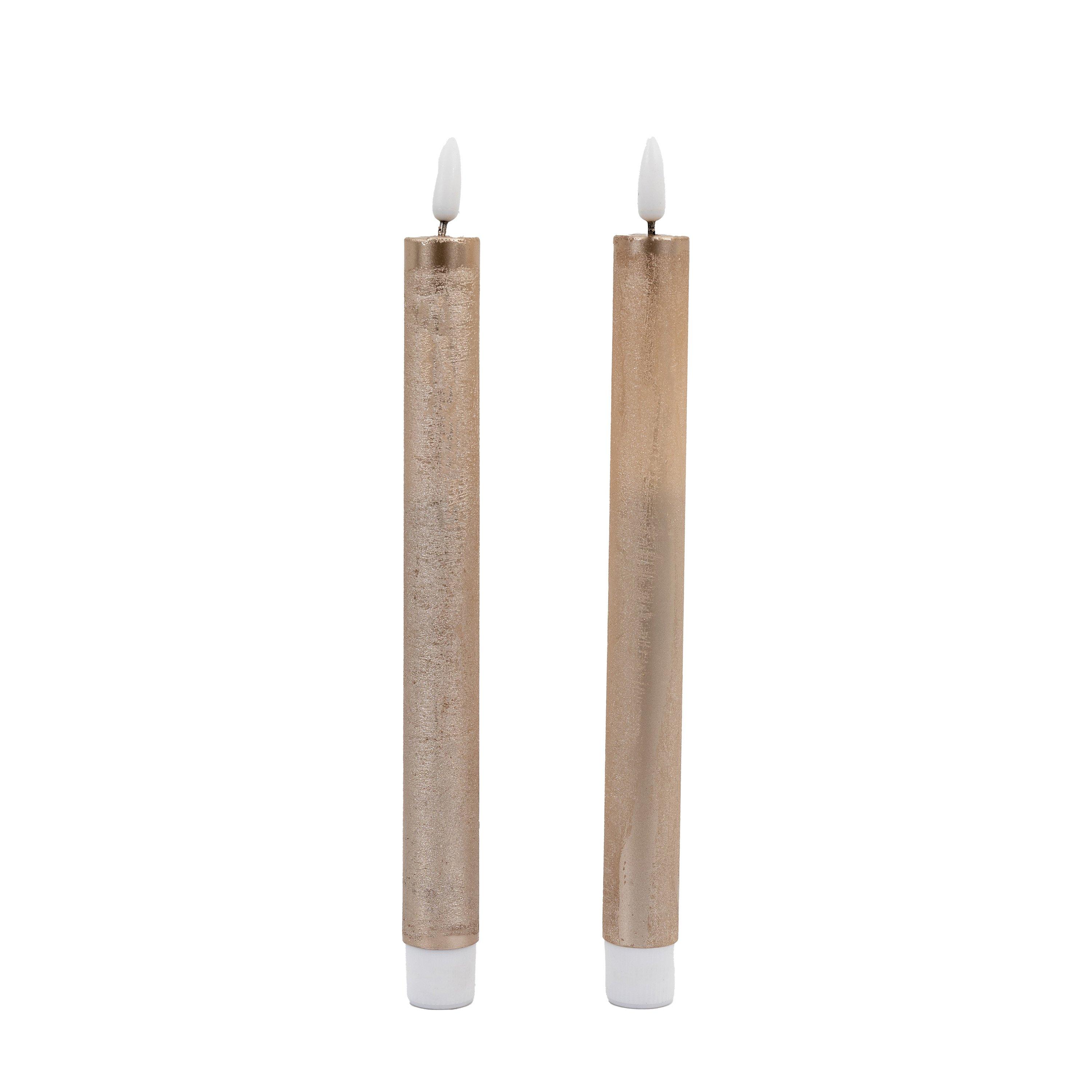 Gallery  Led Candles - Gold - Small