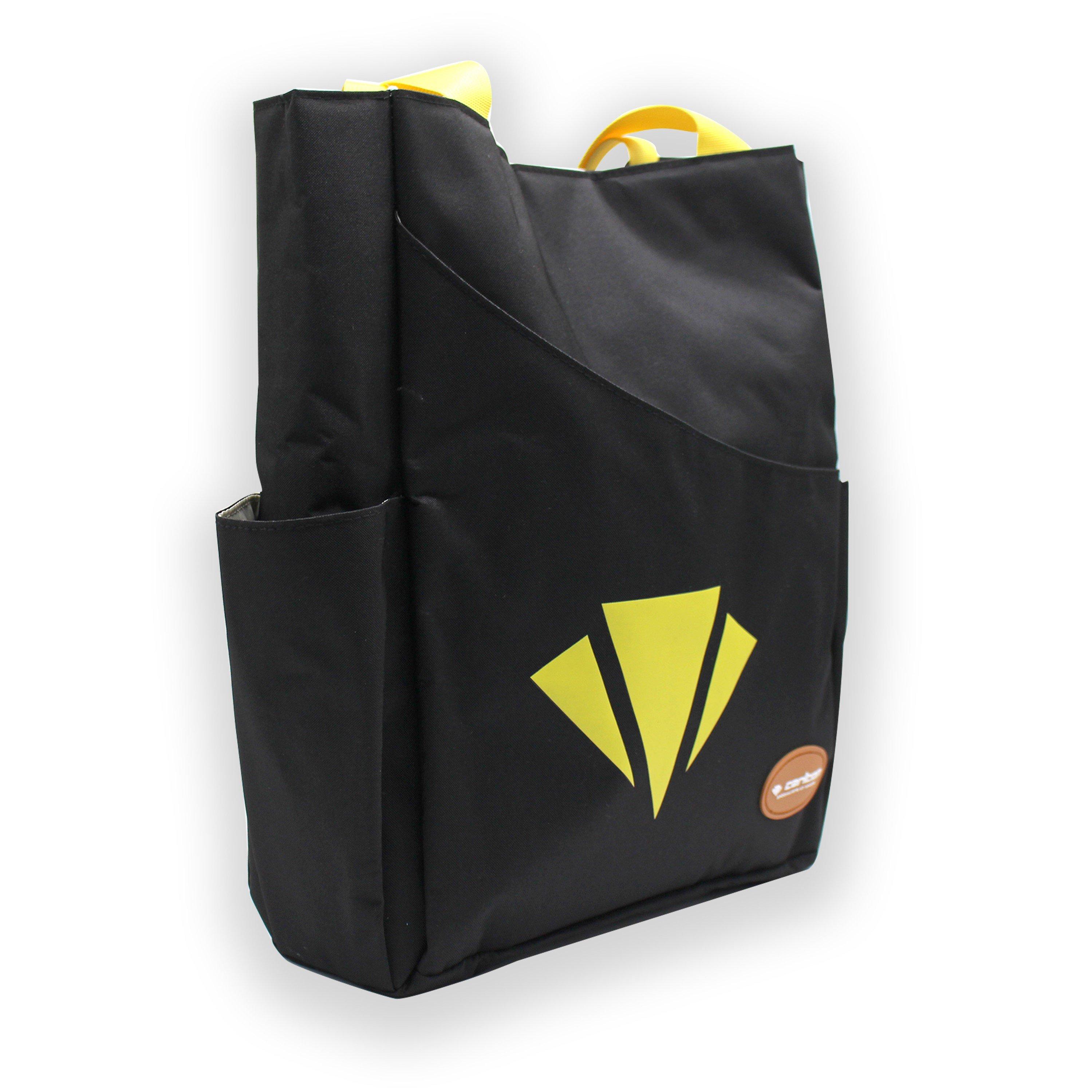 Black/Yellow - Carlton - Pickleball Shoulder Bag - 2