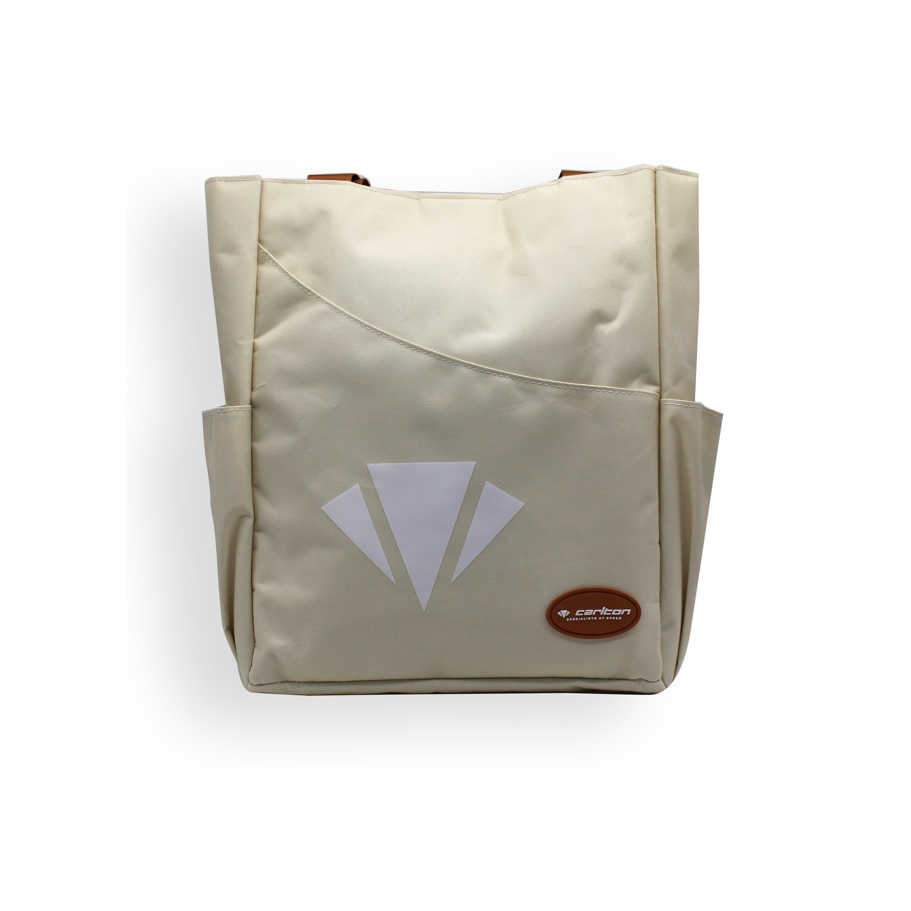 Cream/Brown - Carlton - Pickleball Shoulder Bag - 1